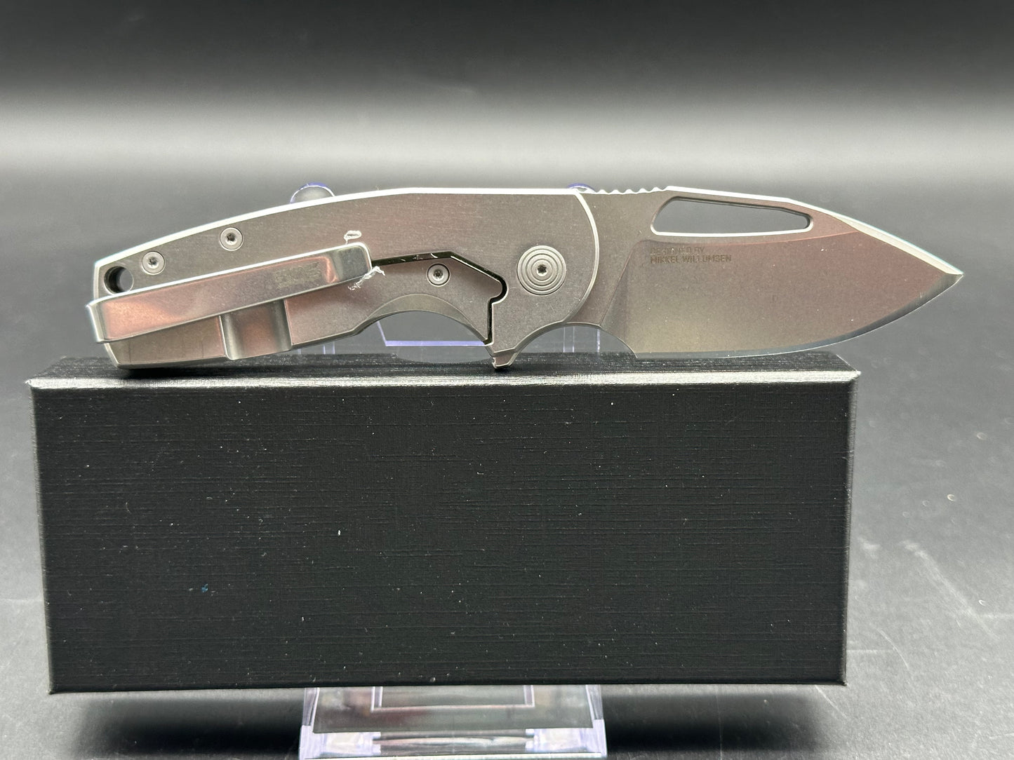 SOG Stout FLK, 2.62" Stonewash D2 Blade with OD Green G10/Steel Frame Lock Handle