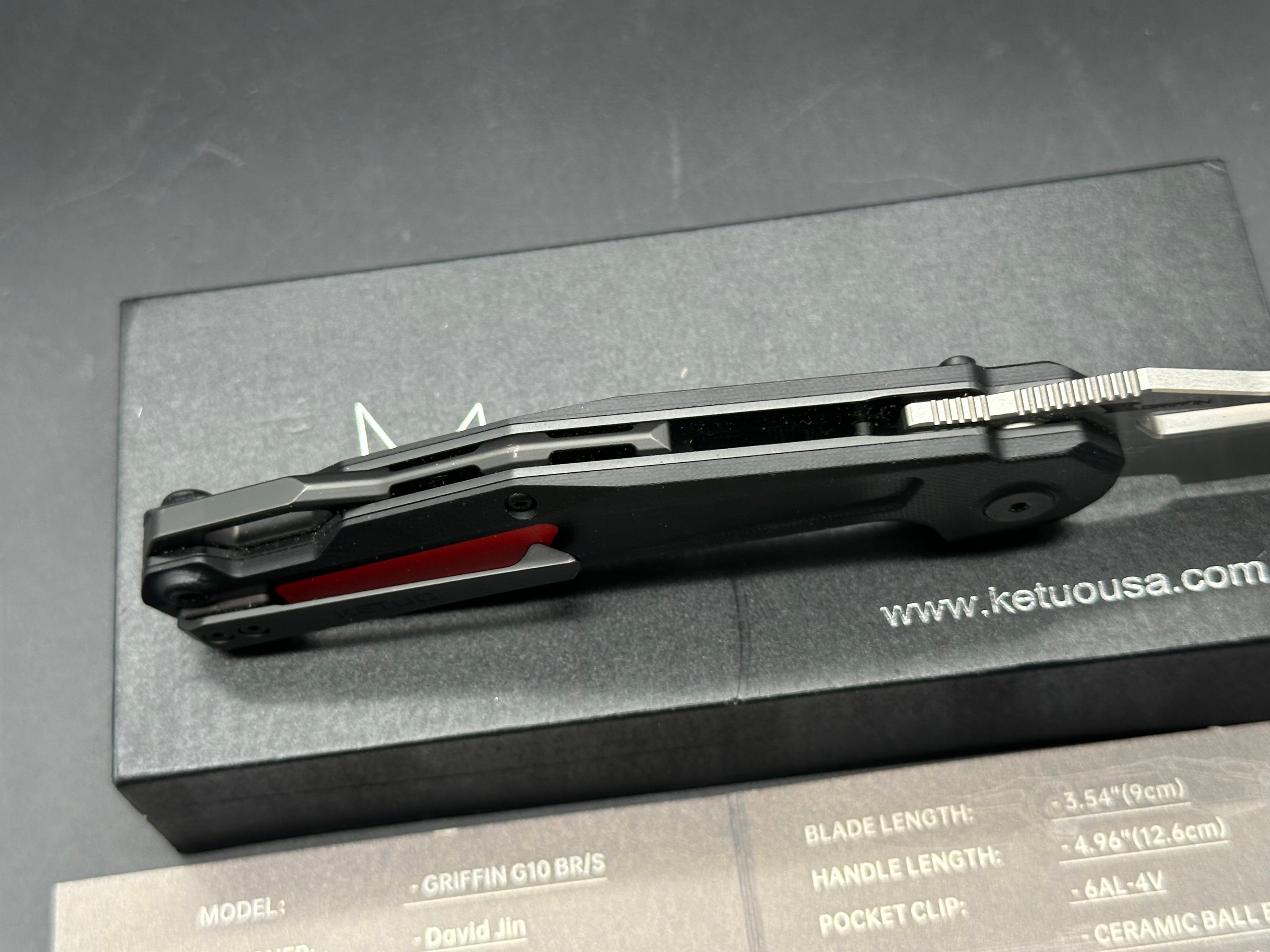 Ketuo Griffin black G10 / 14C28N