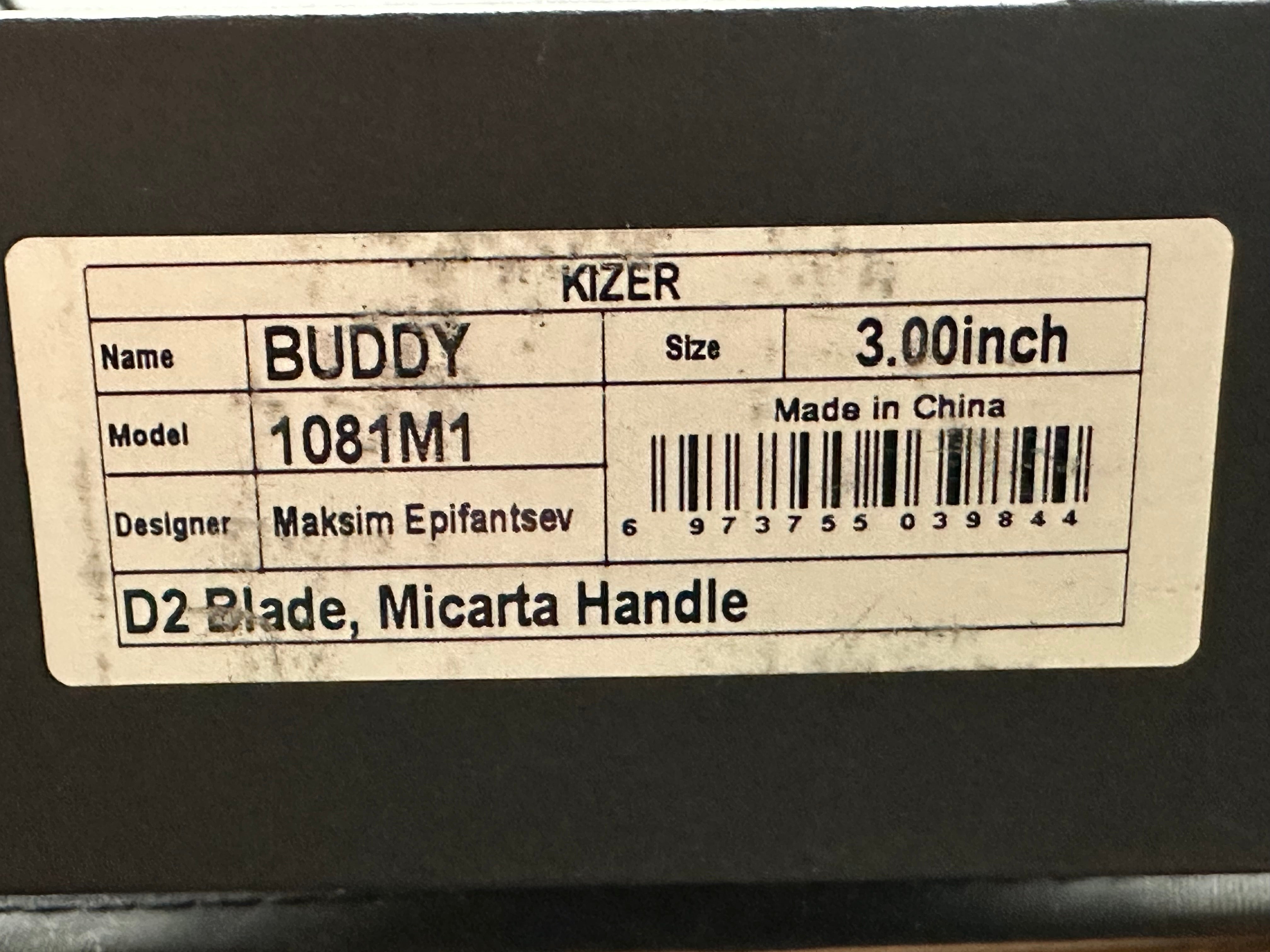 Kizer Buddy Fixed blade knife