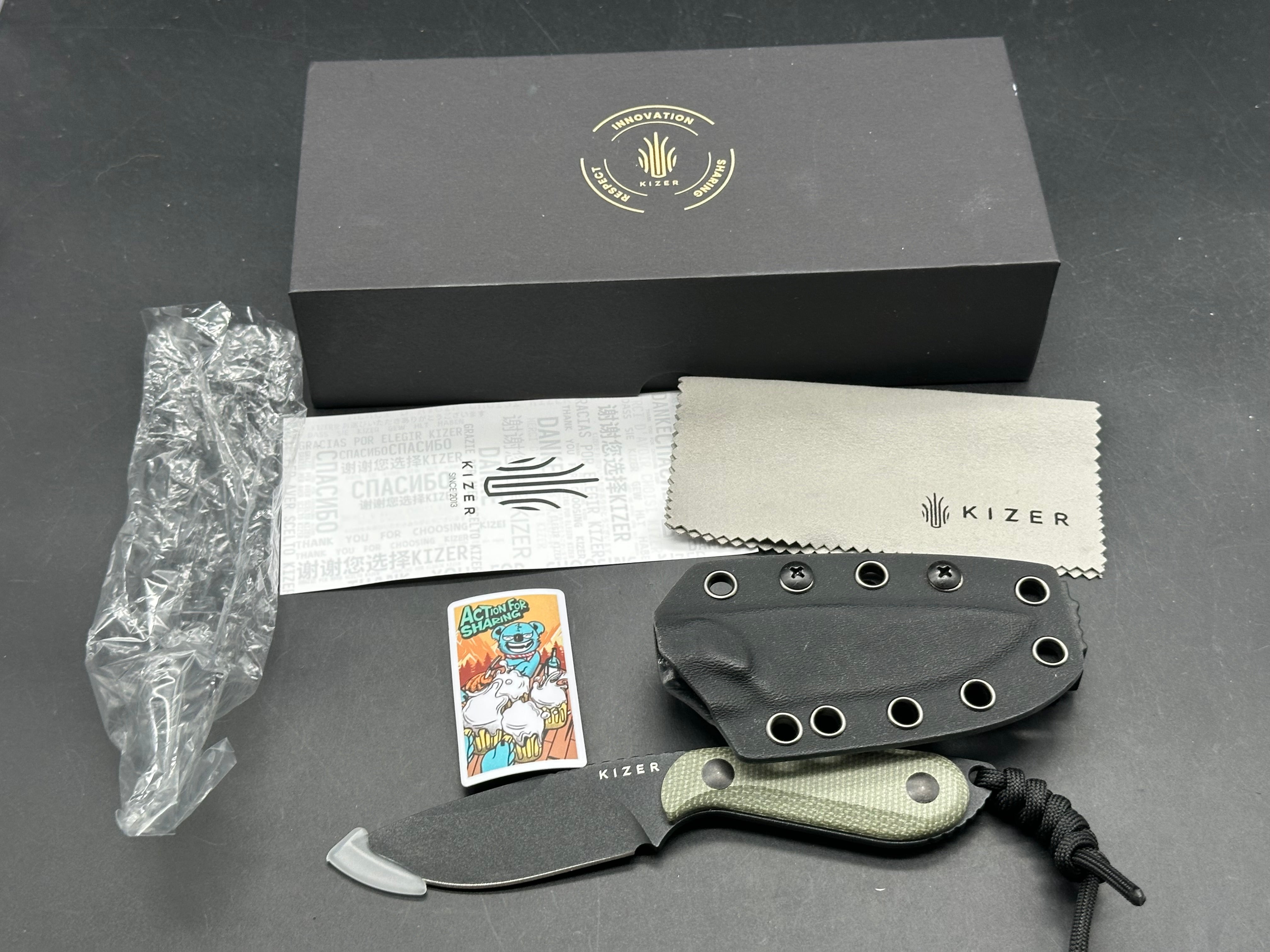 Kizer Buddy Fixed blade knife