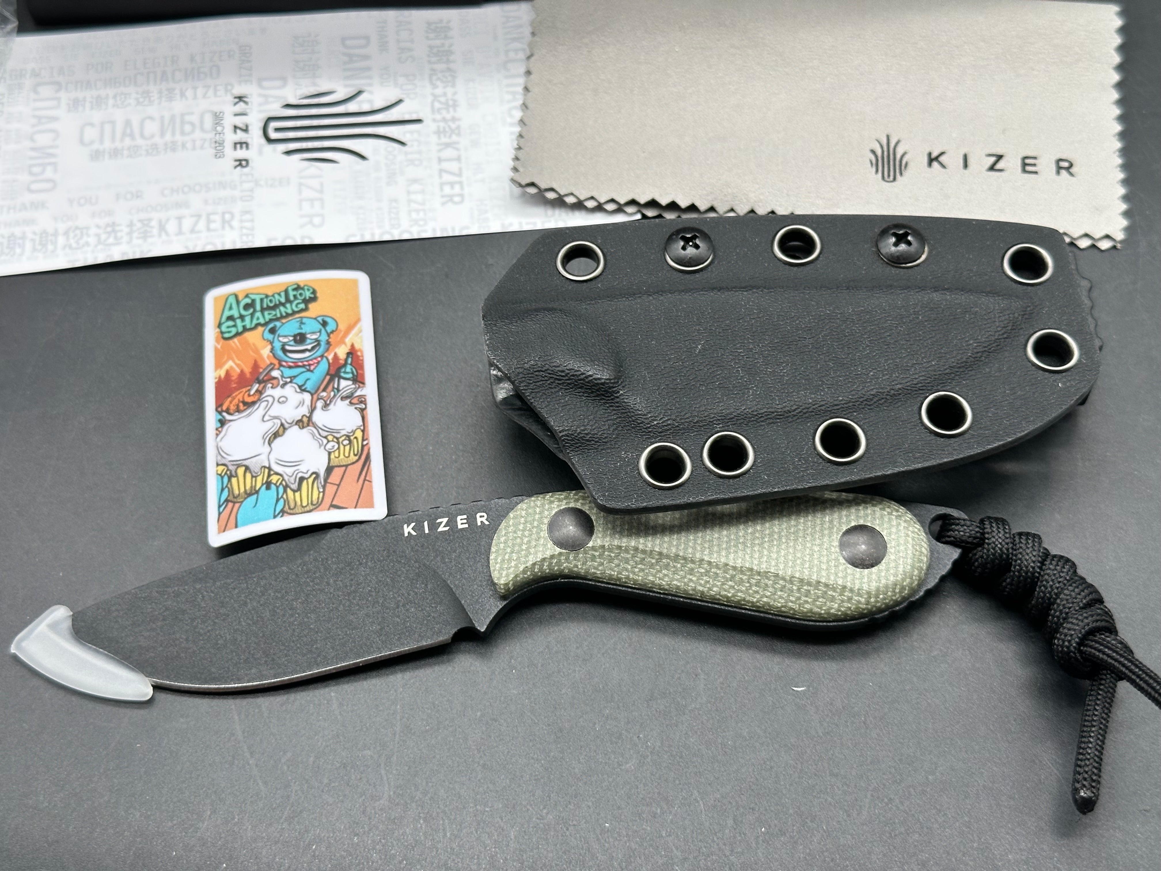 Kizer Buddy Fixed blade knife