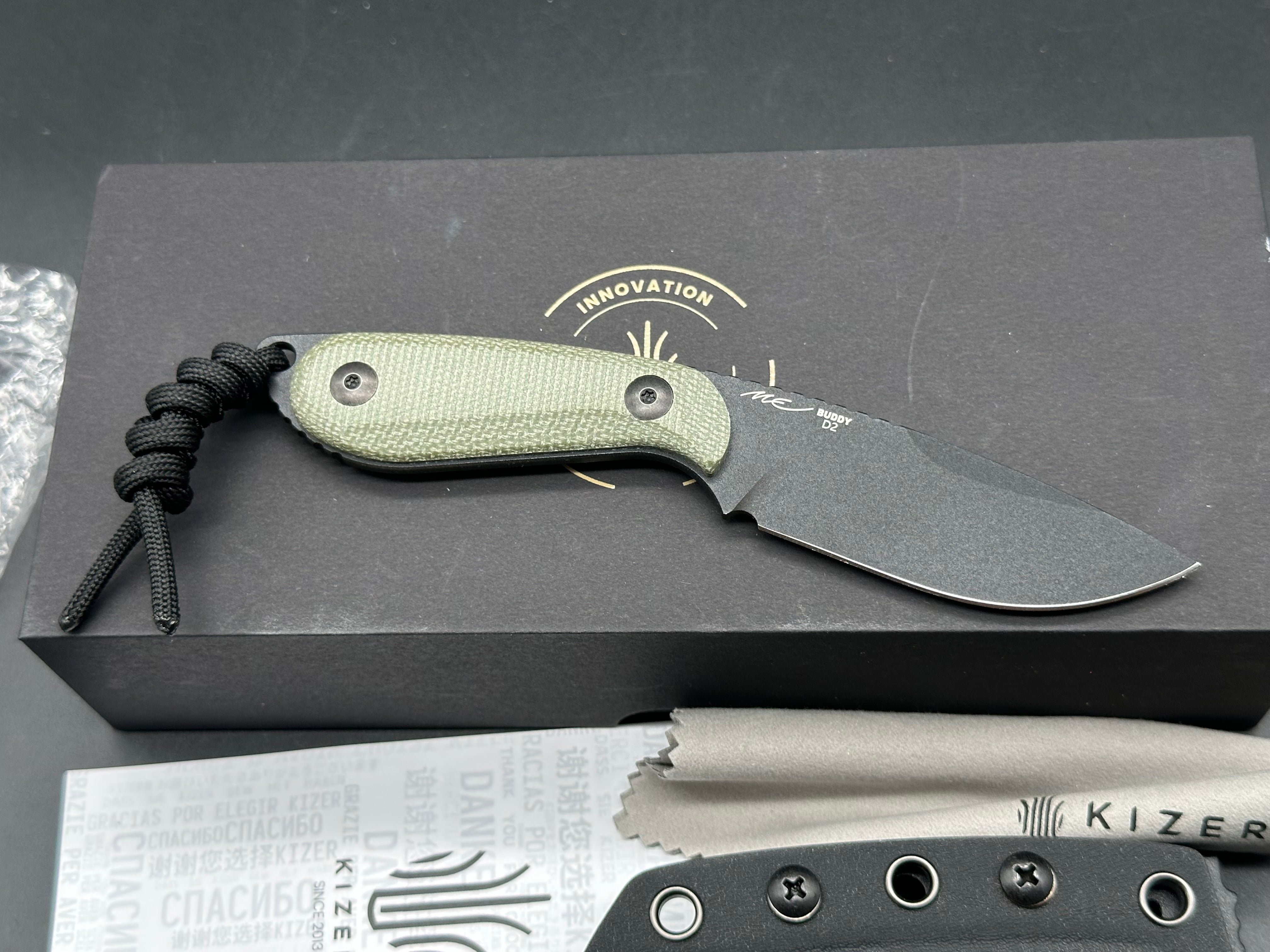 Kizer Buddy Fixed blade knife