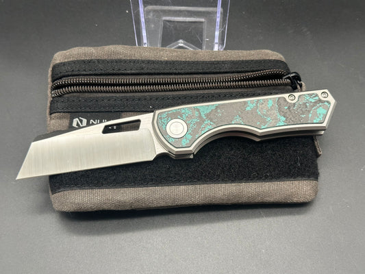 Brian Brown Yeager-M V2 titanium/camo carbon fiber handle w/M390 blade