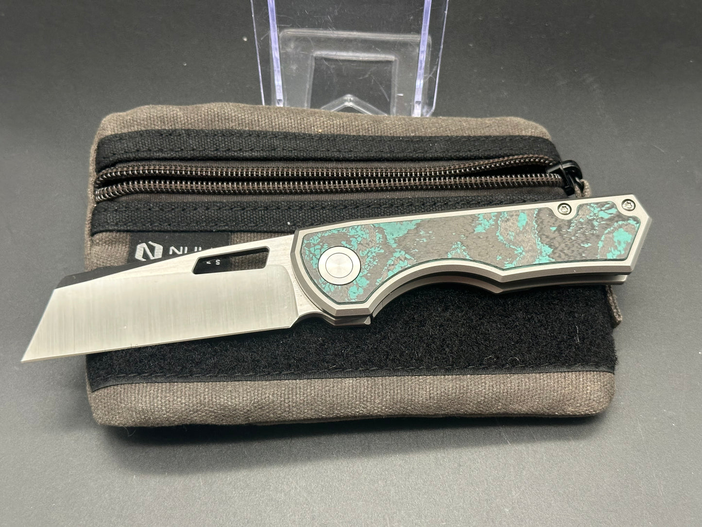 Brian Brown Yeager-M V2 titanium/camo carbon fiber handle w/M390 blade