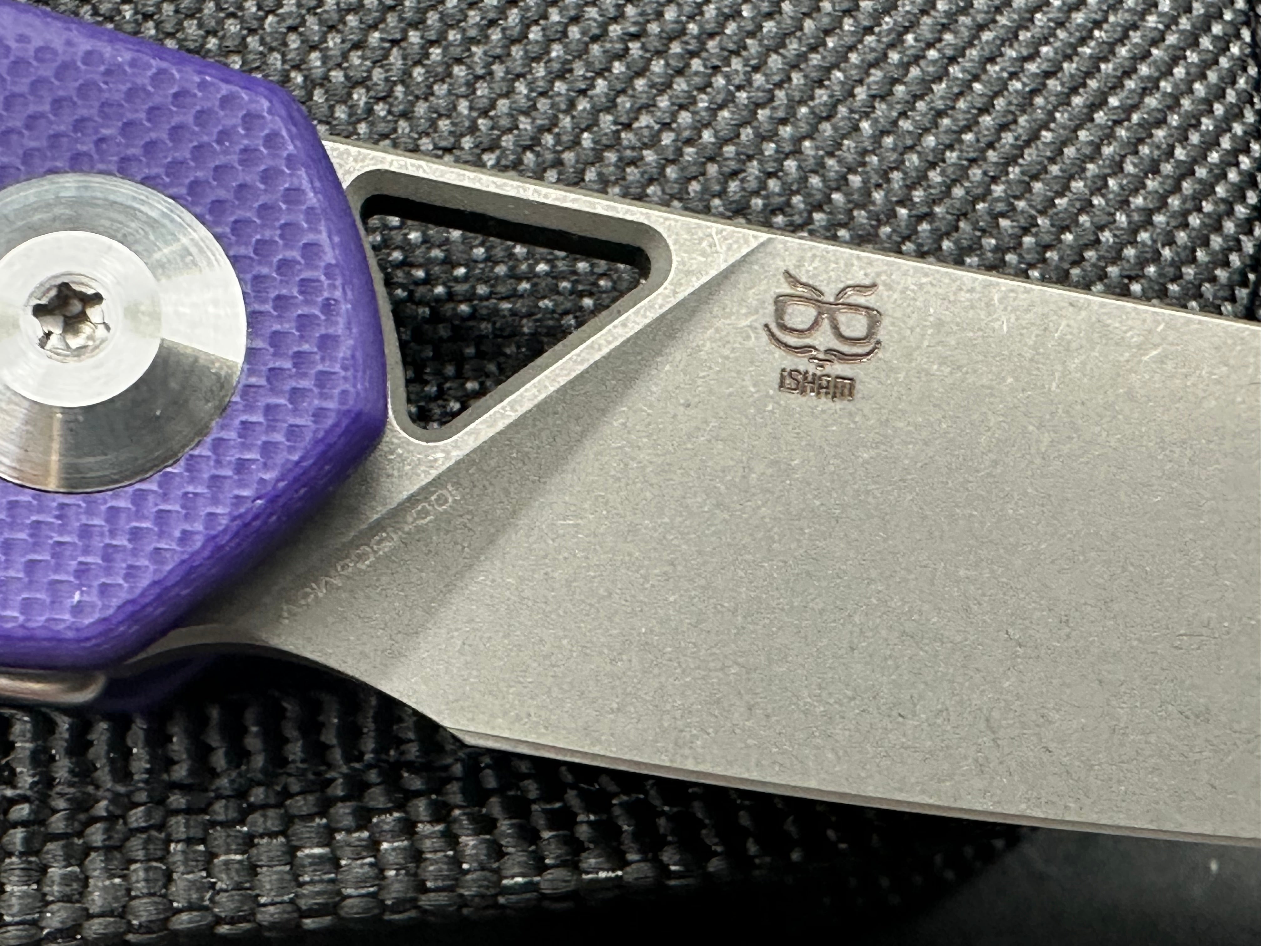 CIVIVI Lazar Liner Lock Knife Purple G-10 (3.3" SW)