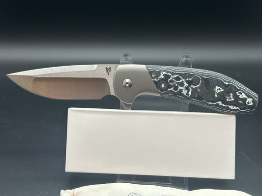 Varga VBR MK II white storm fat carbon/Titanium w/M390 blade