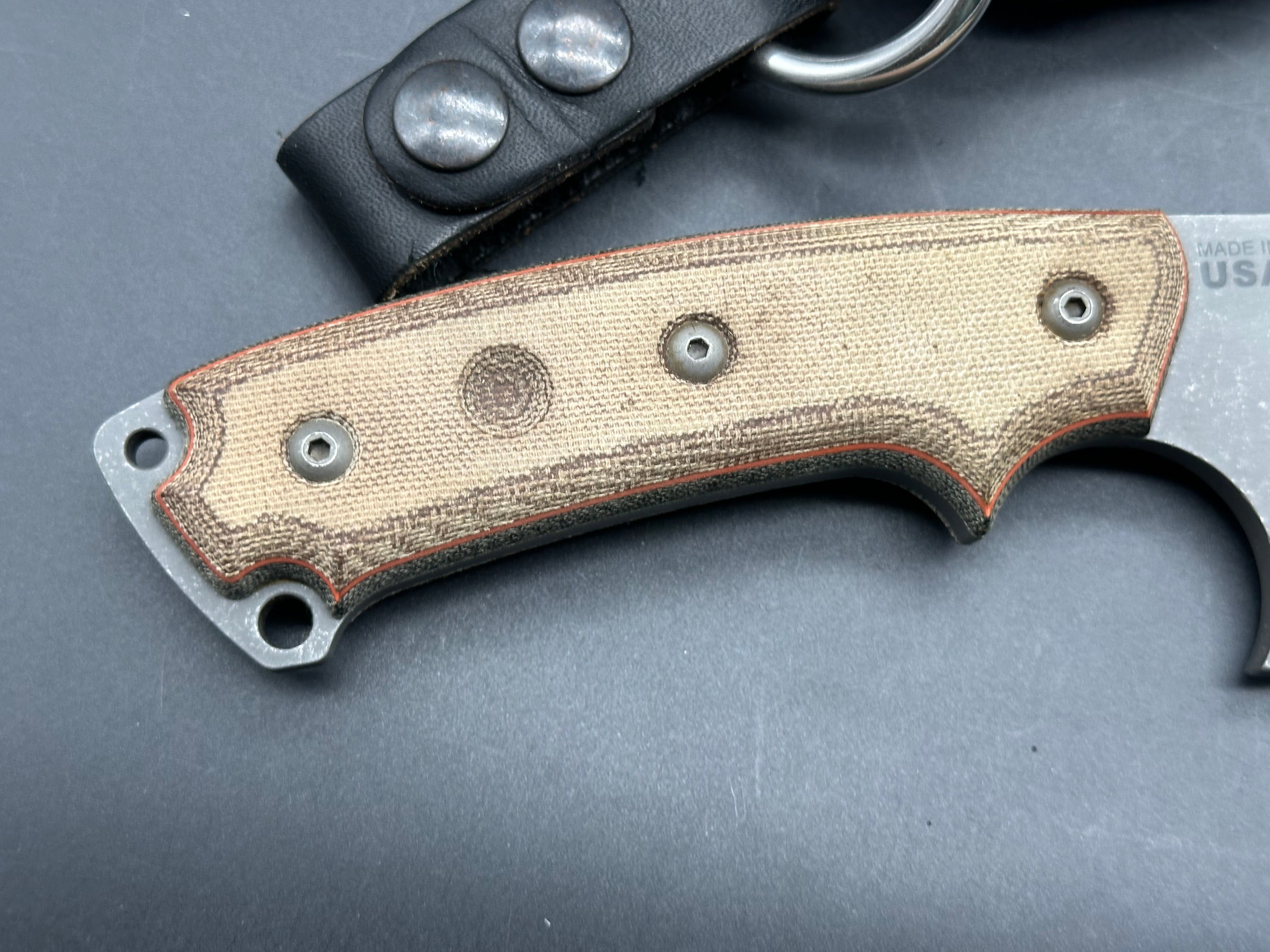 Tops El Chete micarta handle 1095 blade