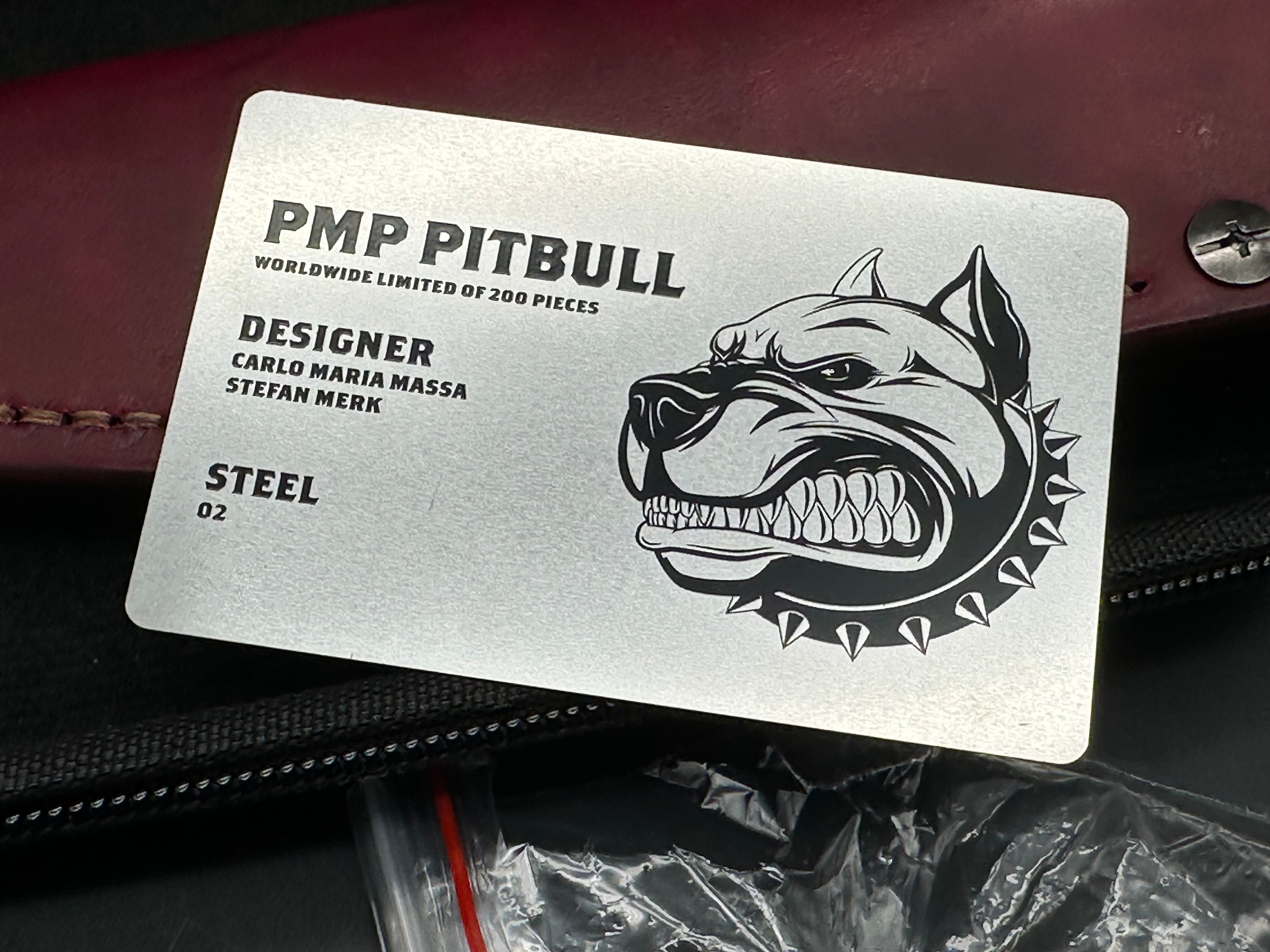 PMP Bulldog fixed blade knife plus custom sheath