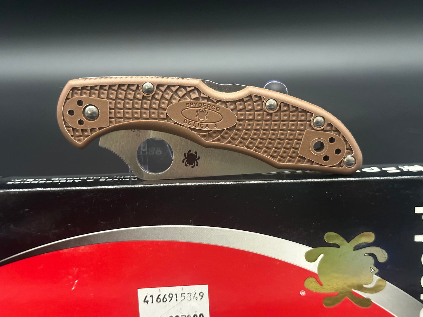 Spyderco Delica Brown FRN