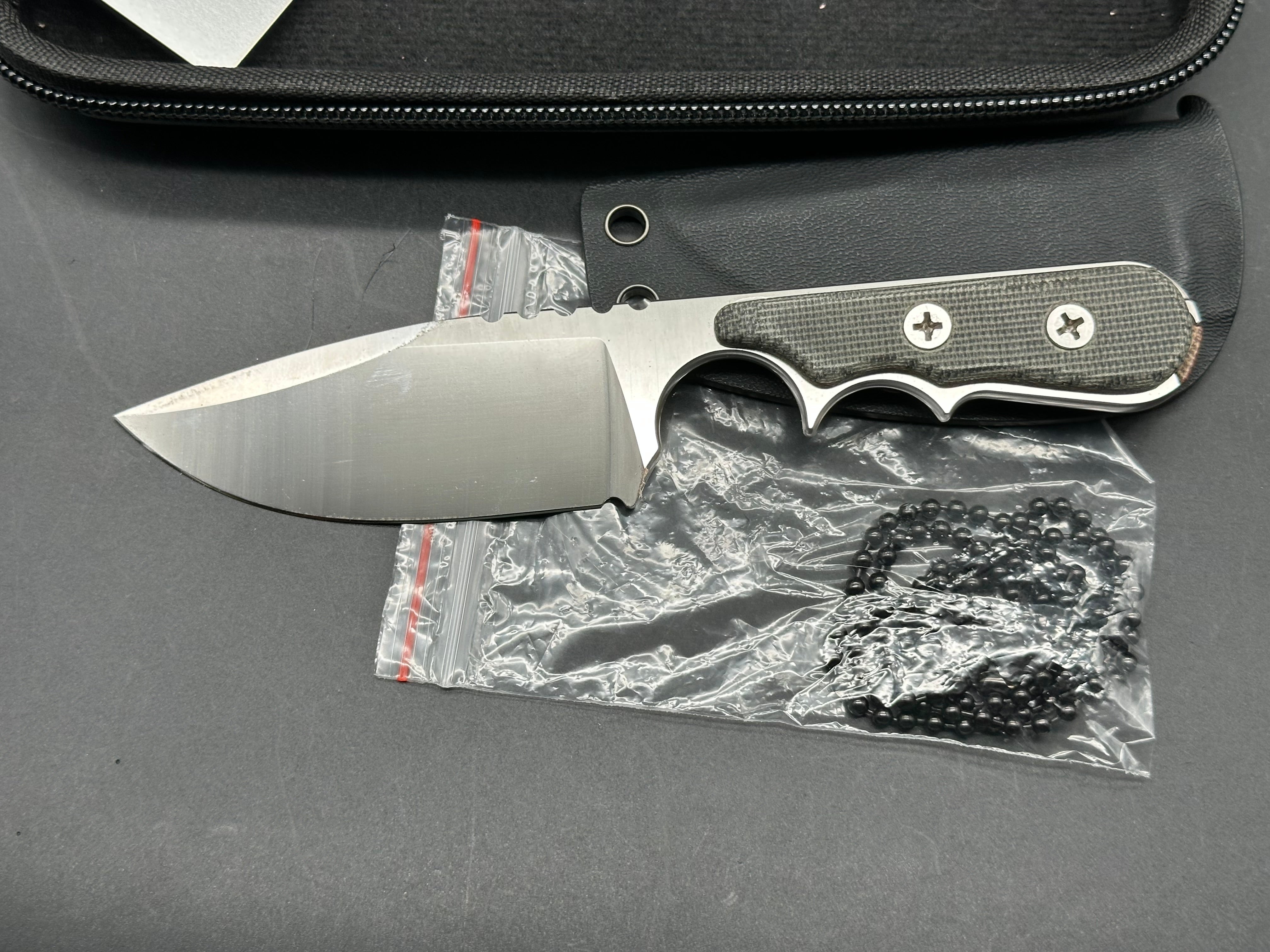PMP Bulldog fixed blade knife plus custom sheath