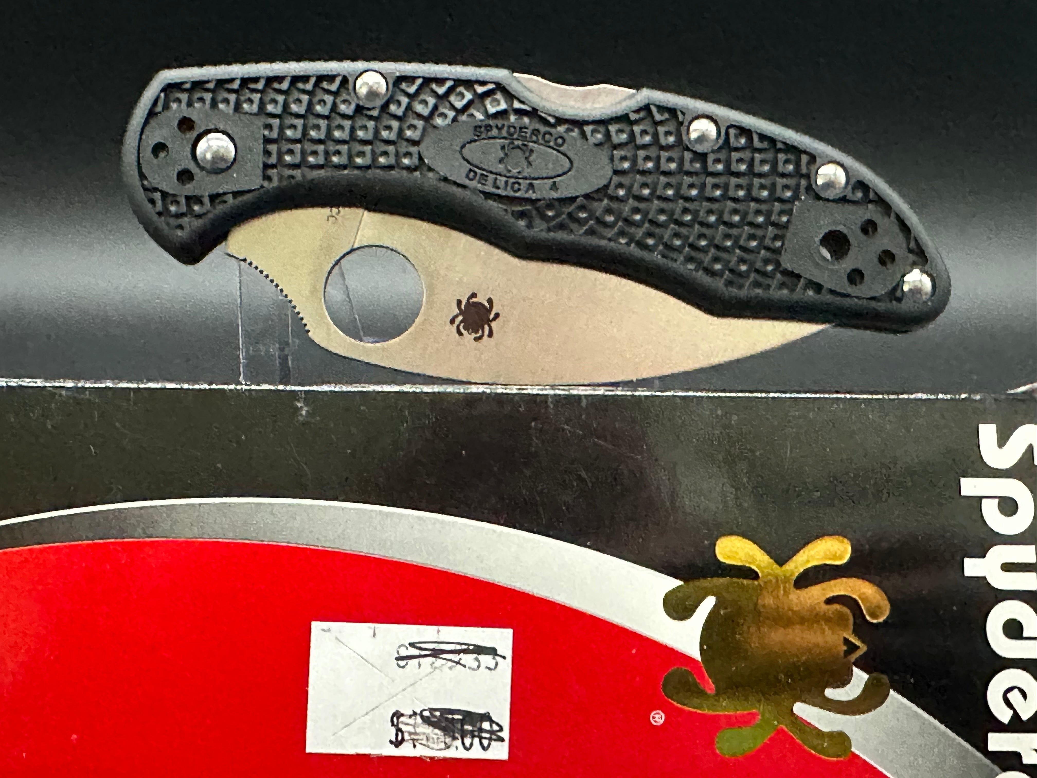 Spyderco Delica Wharncliffe black FRN