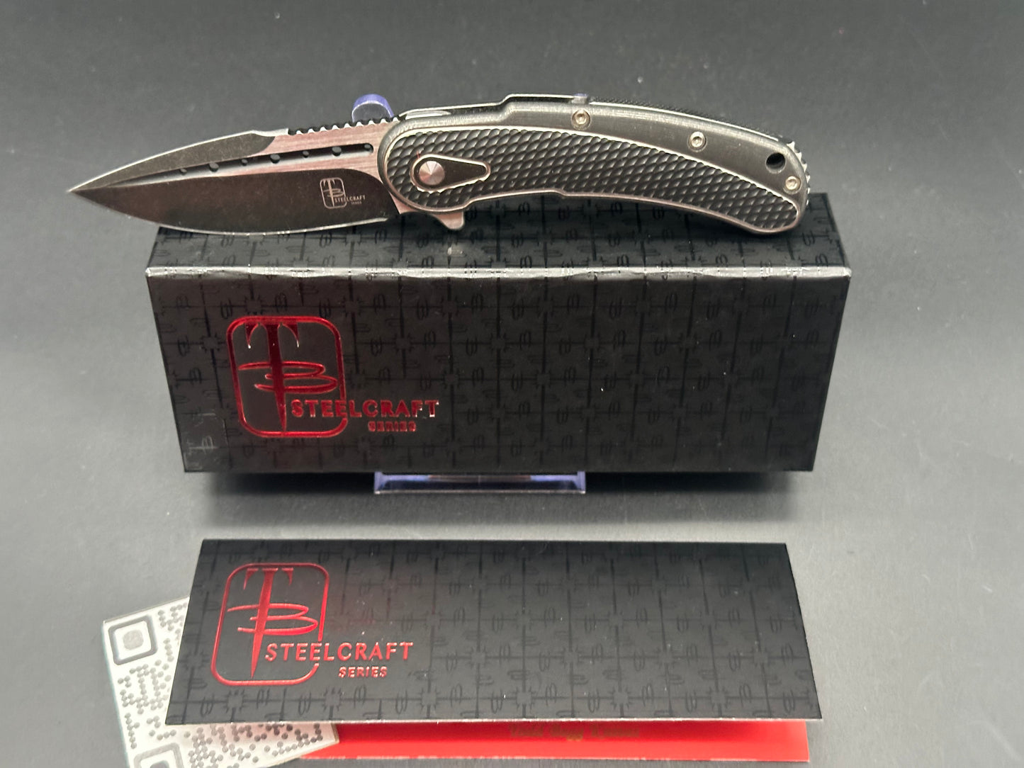 Todd Begg SteelCraft series mini Bodega black titanium