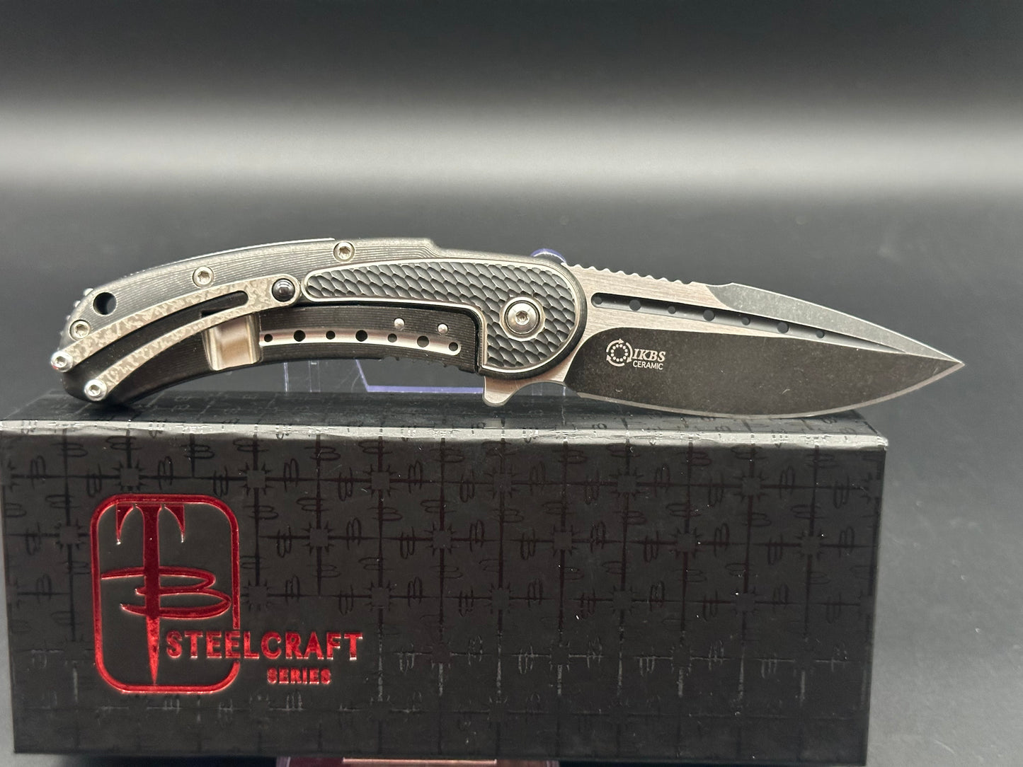 Todd Begg SteelCraft series mini Bodega black titanium