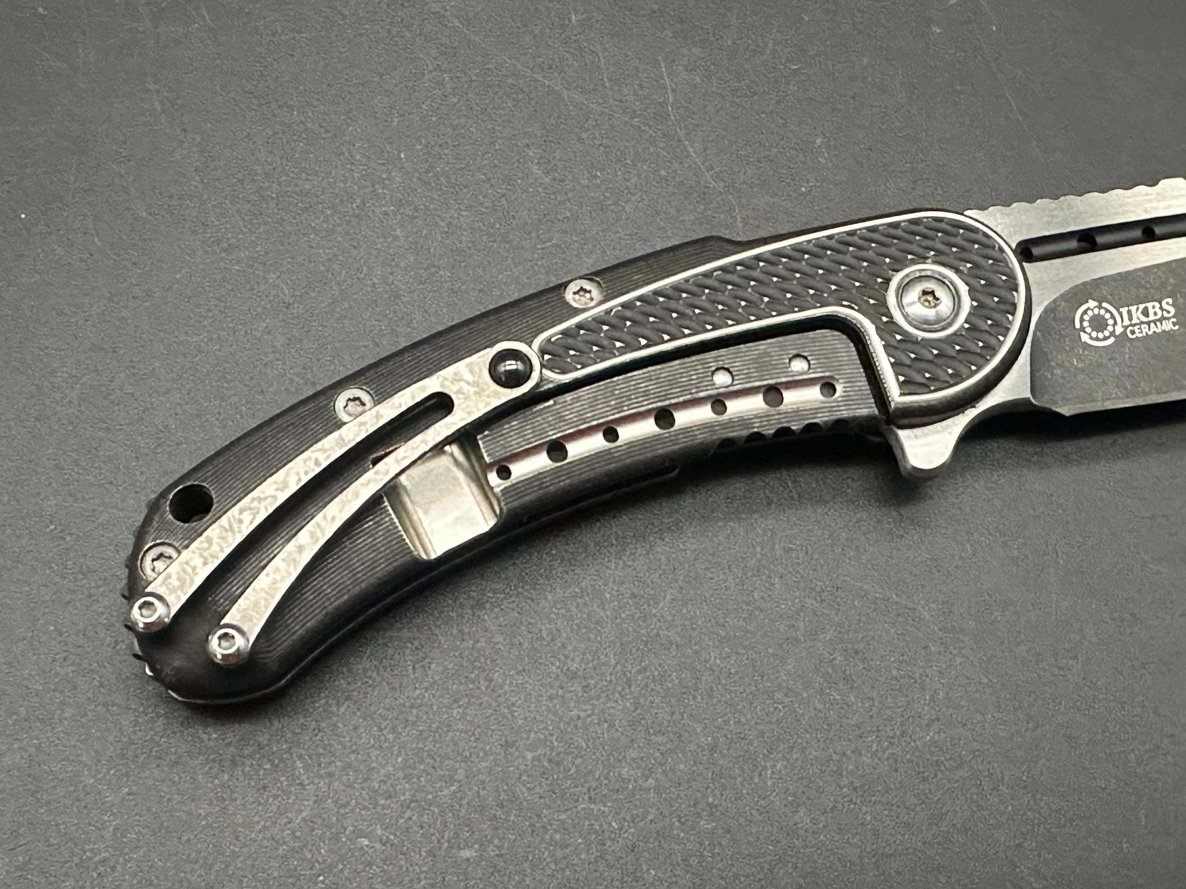 Todd Begg SteelCraft series mini Bodega black titanium