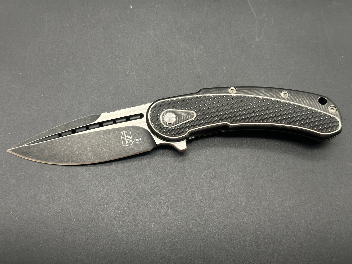 Todd Begg SteelCraft series mini Bodega black titanium