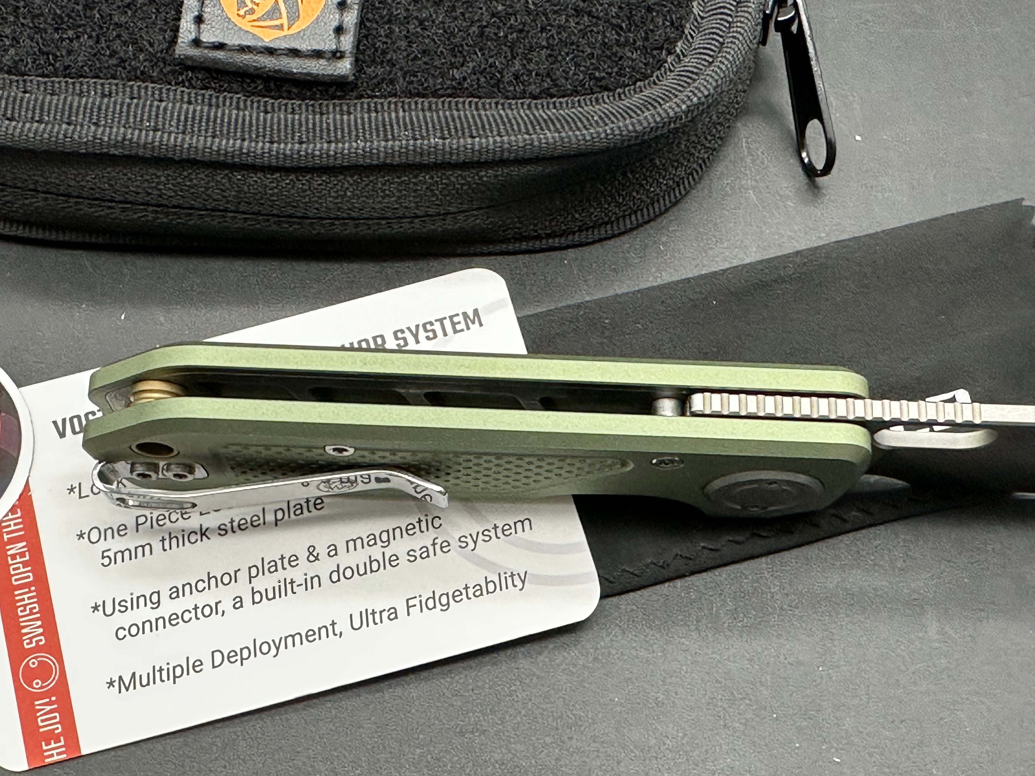 Vosteed Akita  Vanchor Lock (2.94" S35VN Blade & Aluminum Handle) - A2403