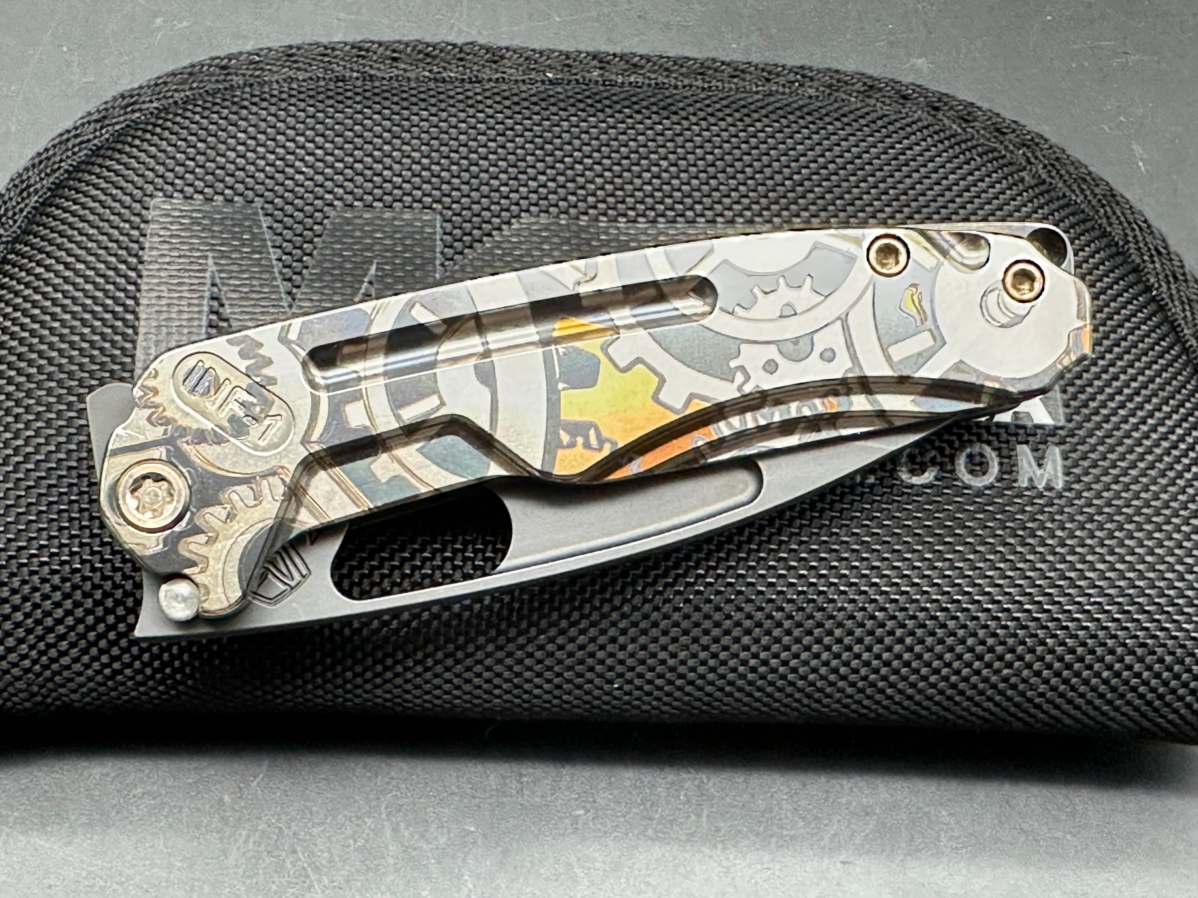 Medford Infraction S45Vn blade Ti scales