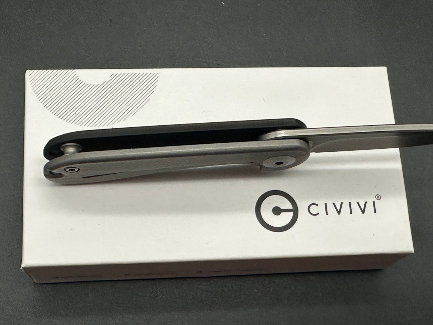 CIVIVI Mini Elementum Frame Lock Knife Hand-Rubbed Brass