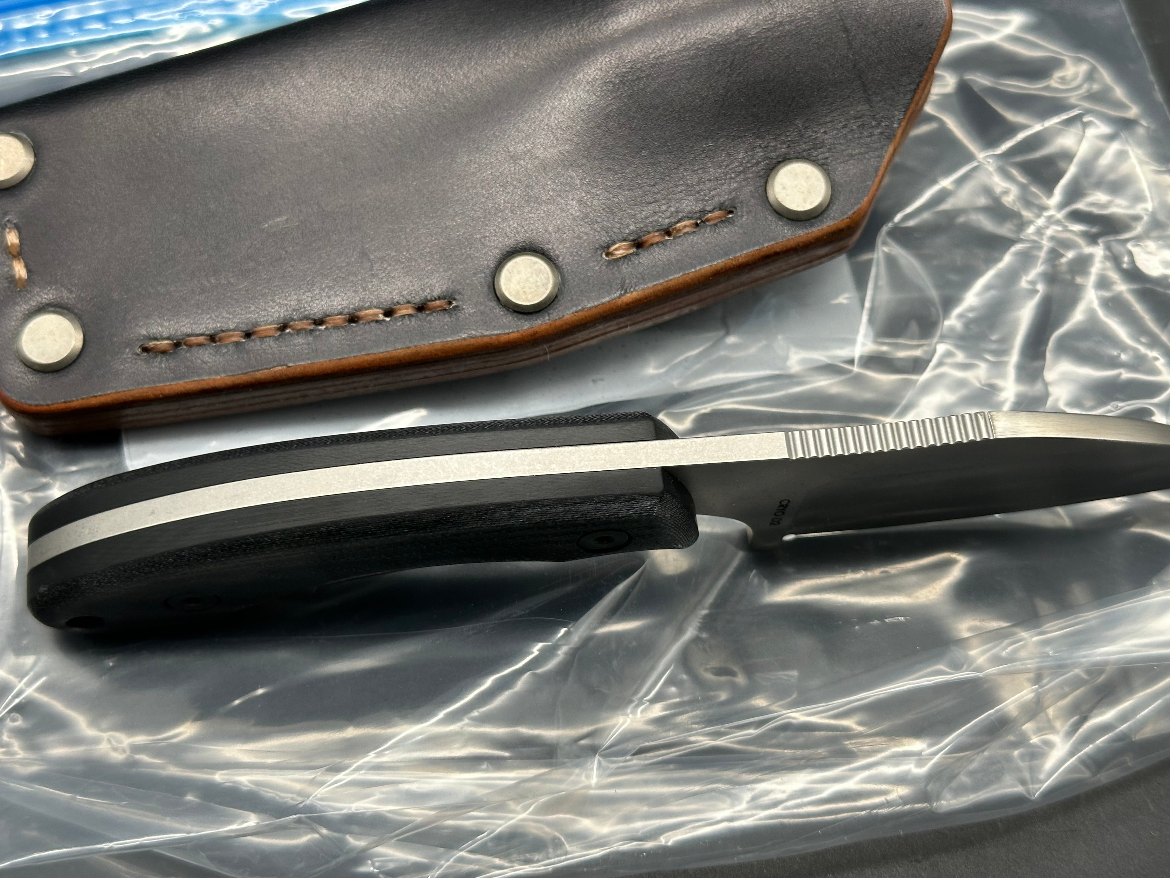 Off Grid Hoglet fixed blade knife Chop mod custom sheath