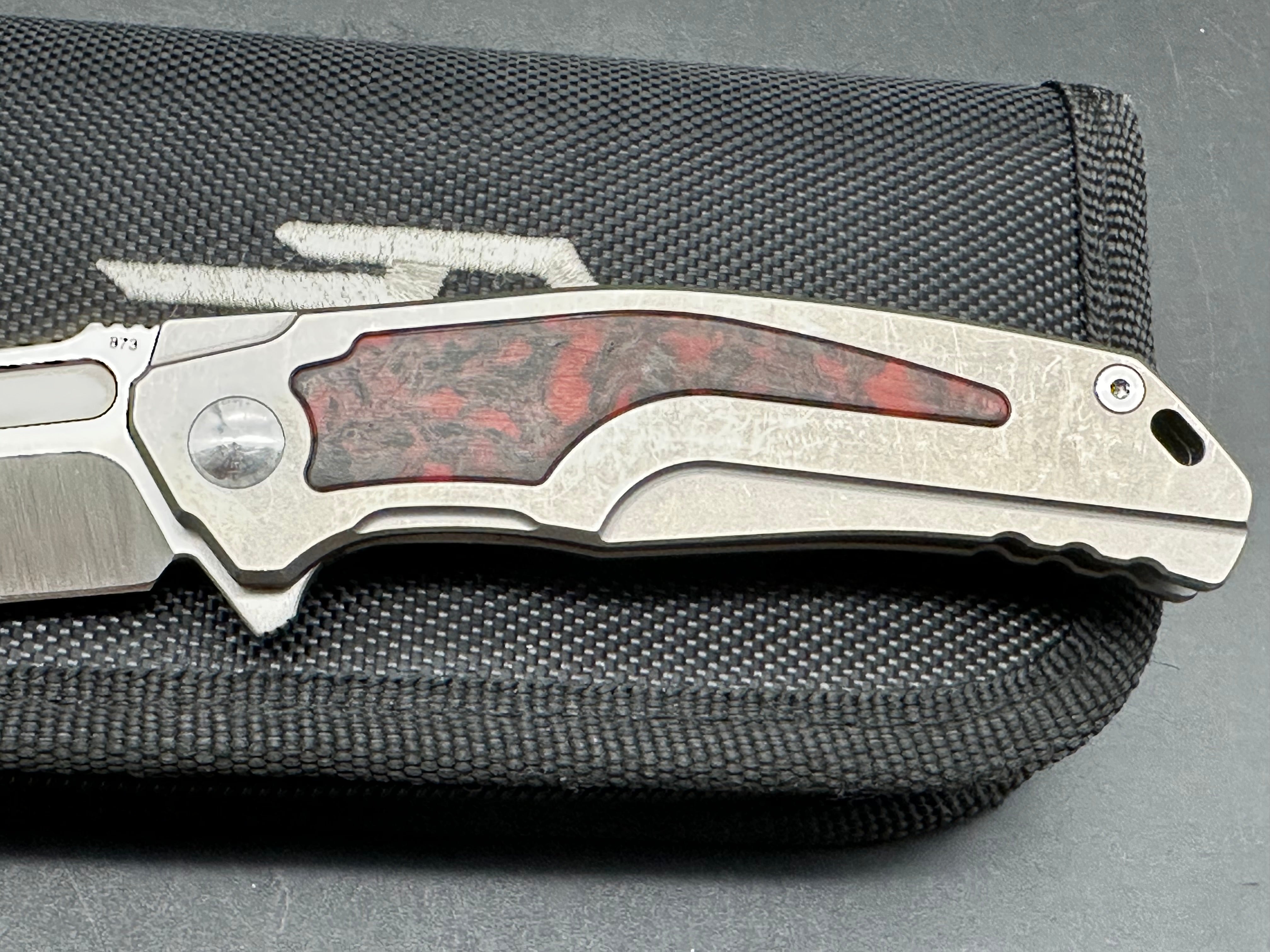 Boker Plus Mini Aphex VG-10 blade Ti/Cf scales