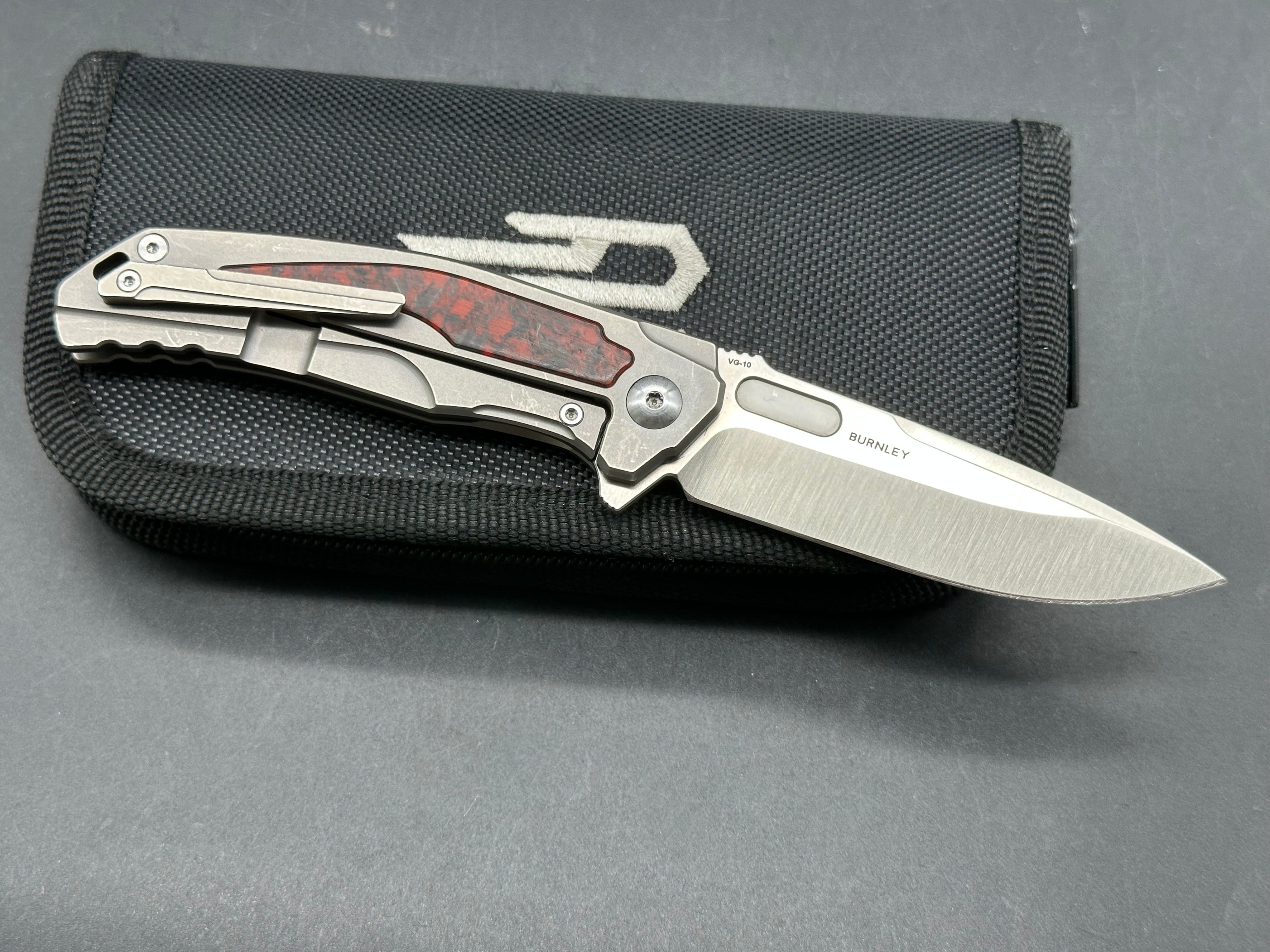 Boker Plus Mini Aphex VG-10 blade Ti/Cf scales