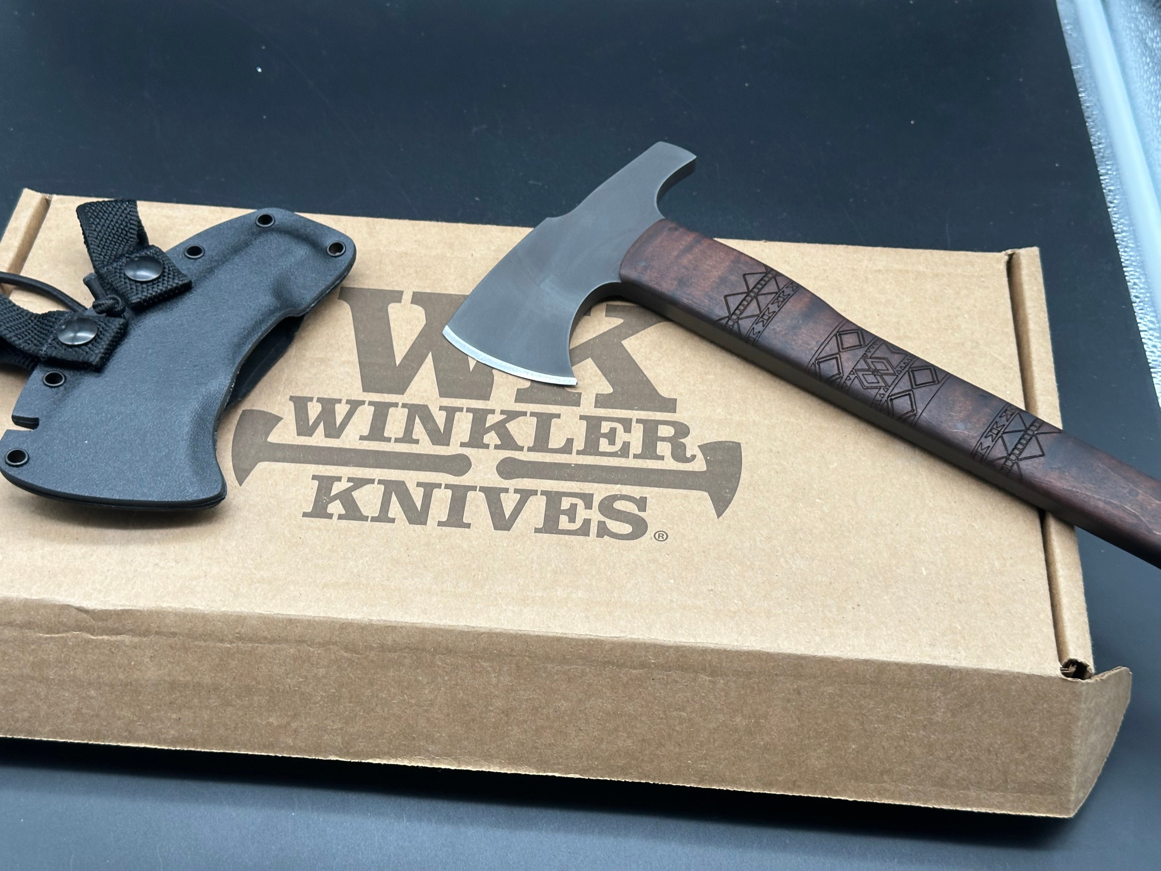 Winkler Knives Hammer Combat Axe - Tribal Maple Tomahawk