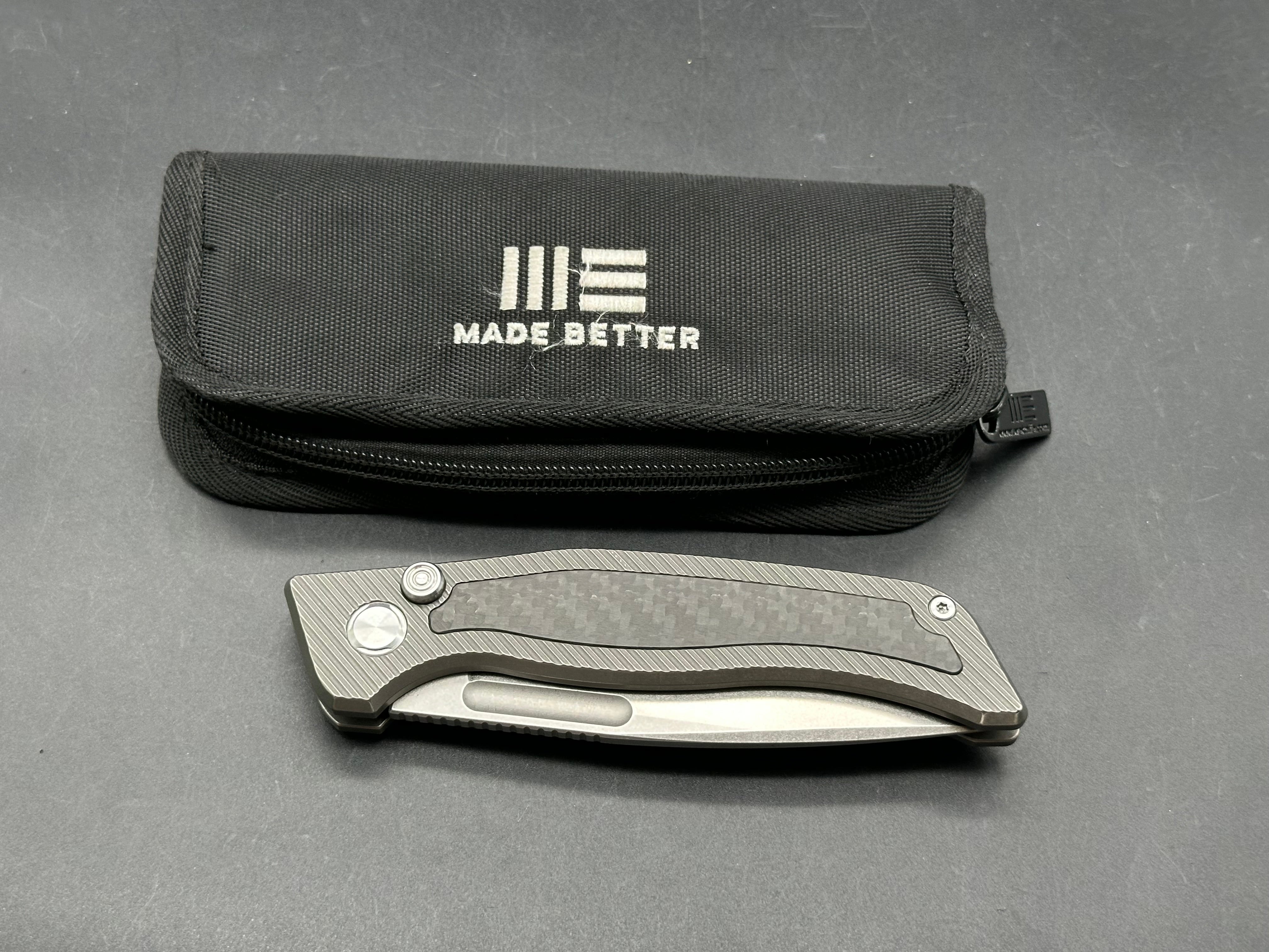TwoSun Vandal m390 blade Ti/Cf scales