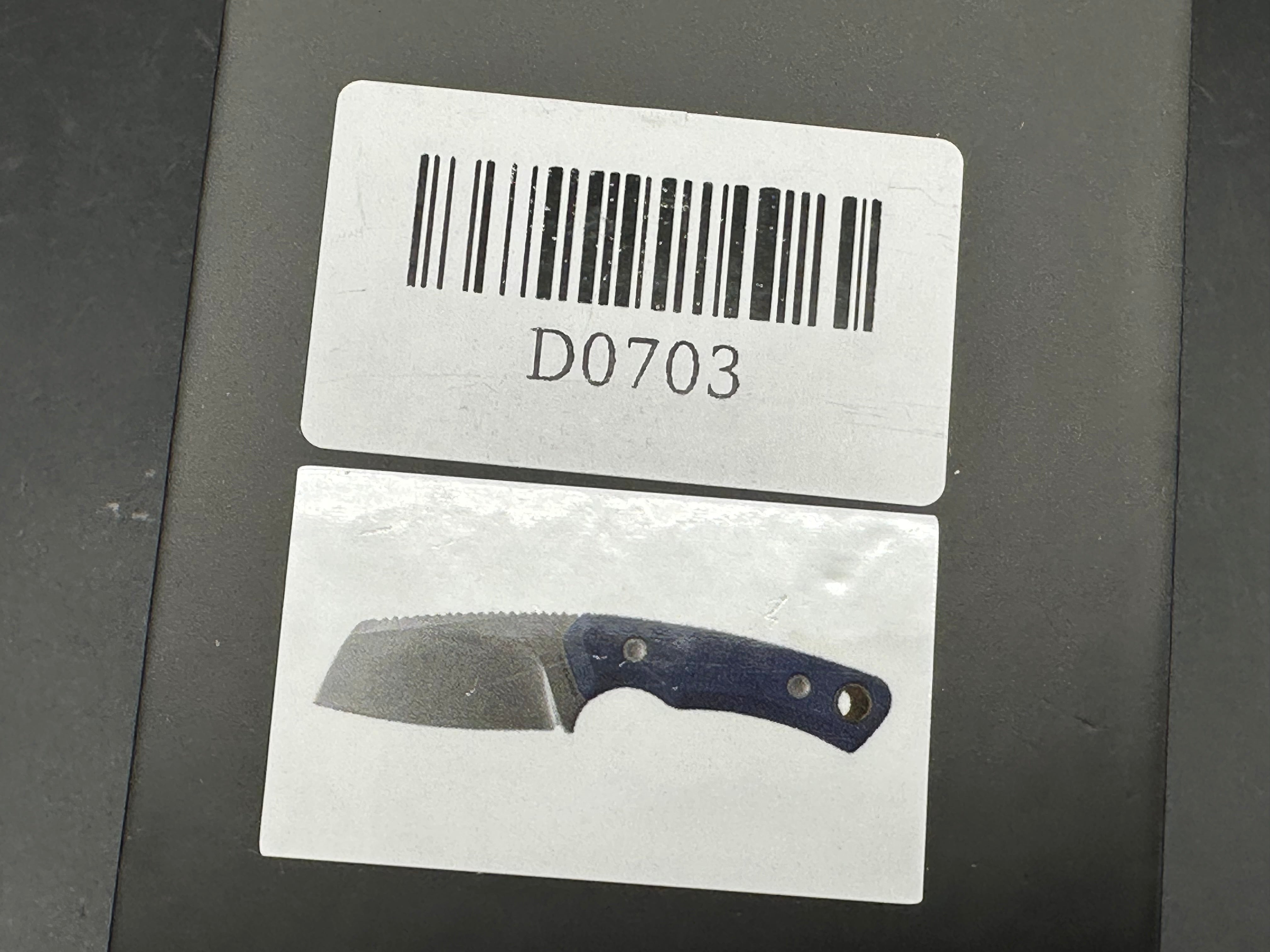 Vosteed Marmoset fixed blade knife w/custom sheath