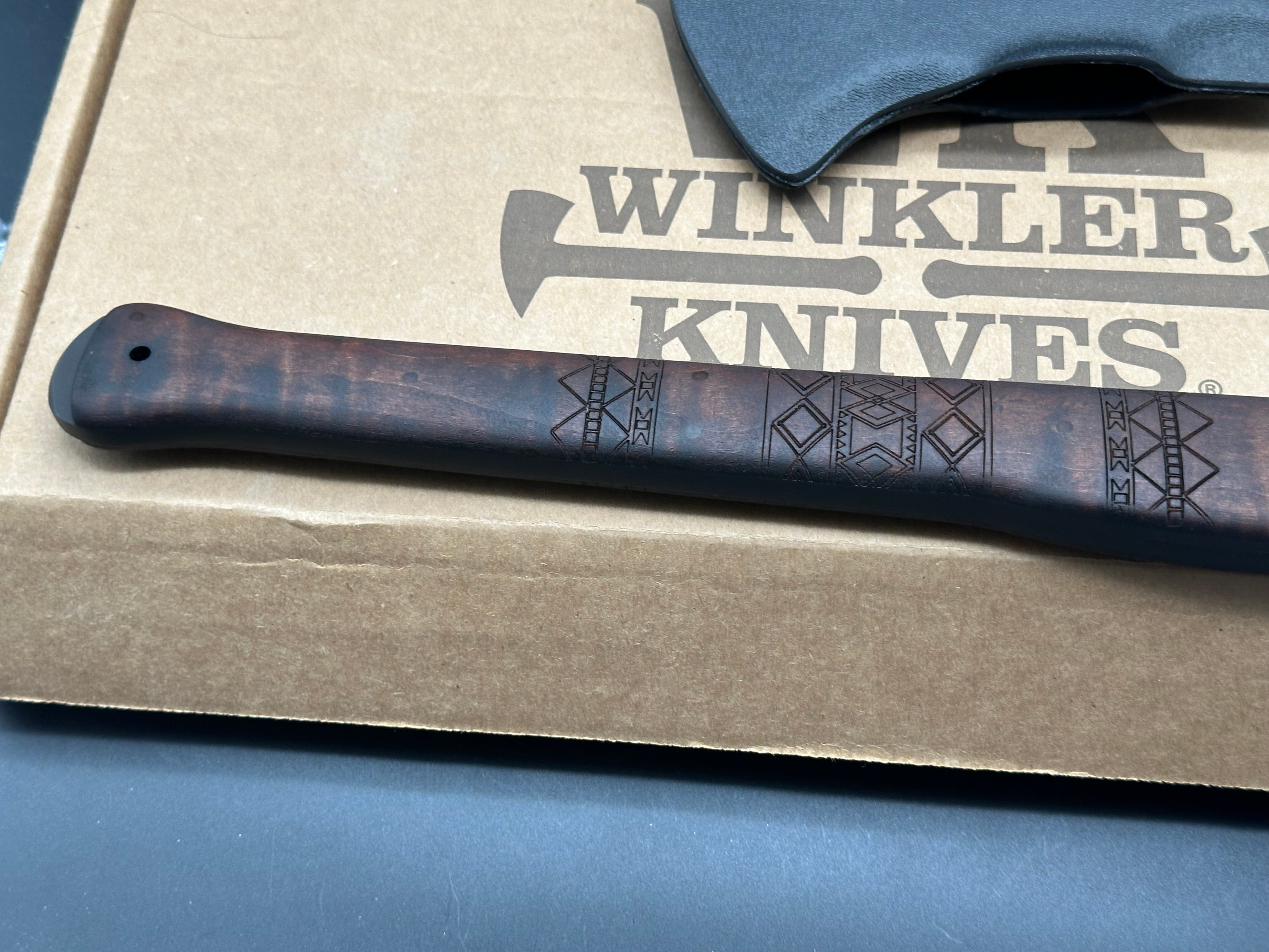 Winkler Knives Hammer Combat Axe - Tribal Maple Tomahawk