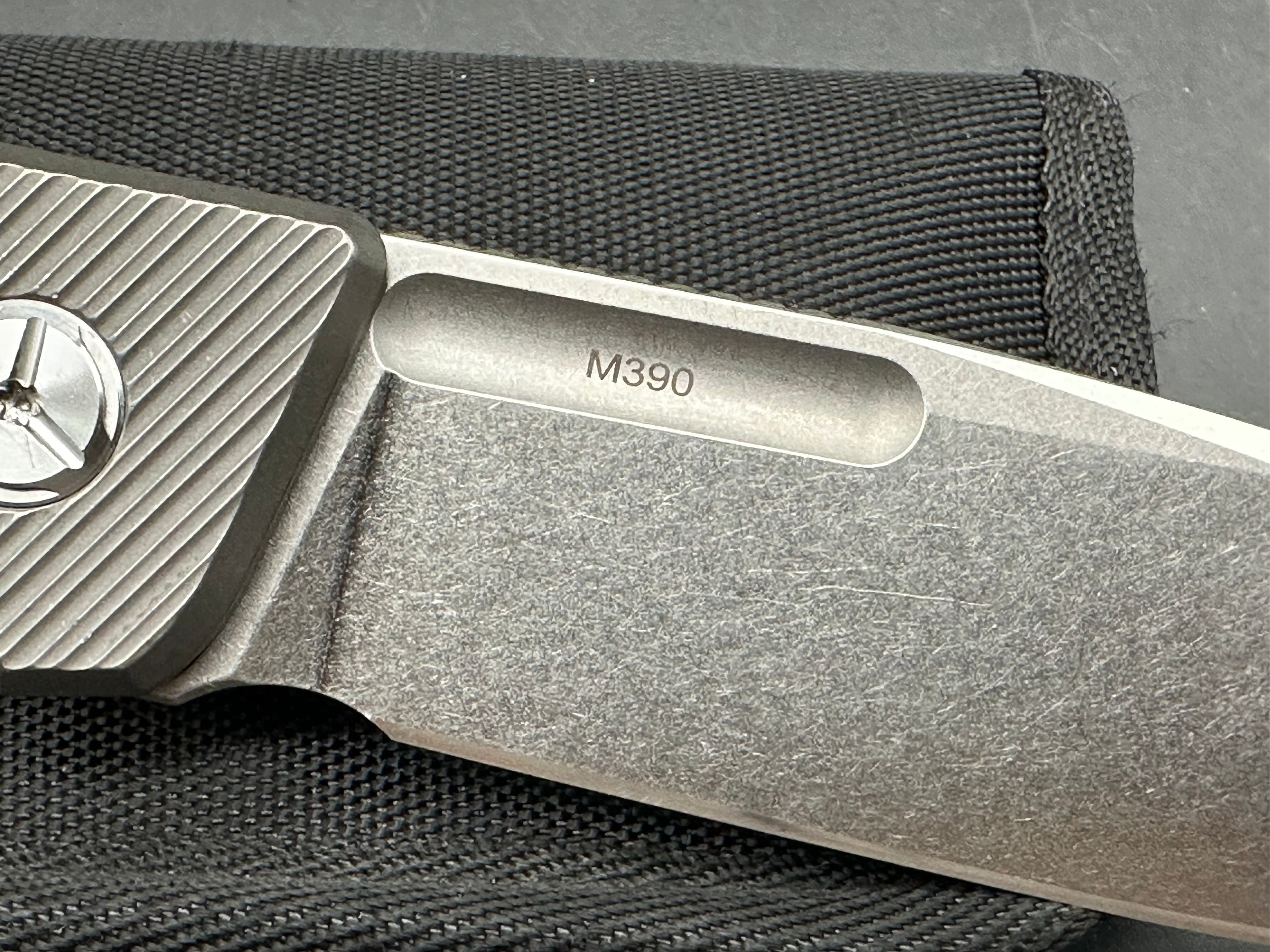 TwoSun Vandal m390 blade Ti/Cf scales