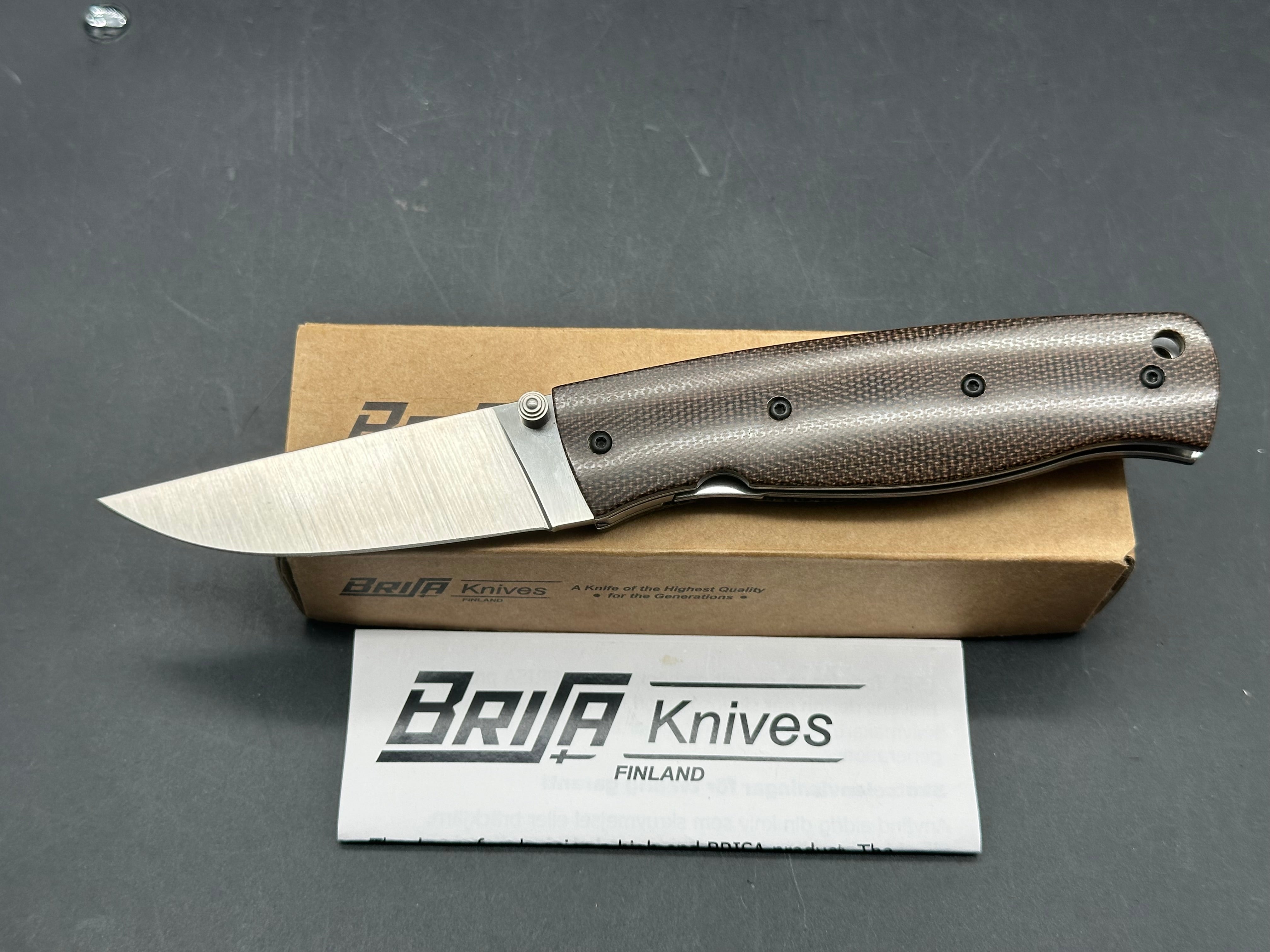 Brisa Burk 75 folding knife S30V blade