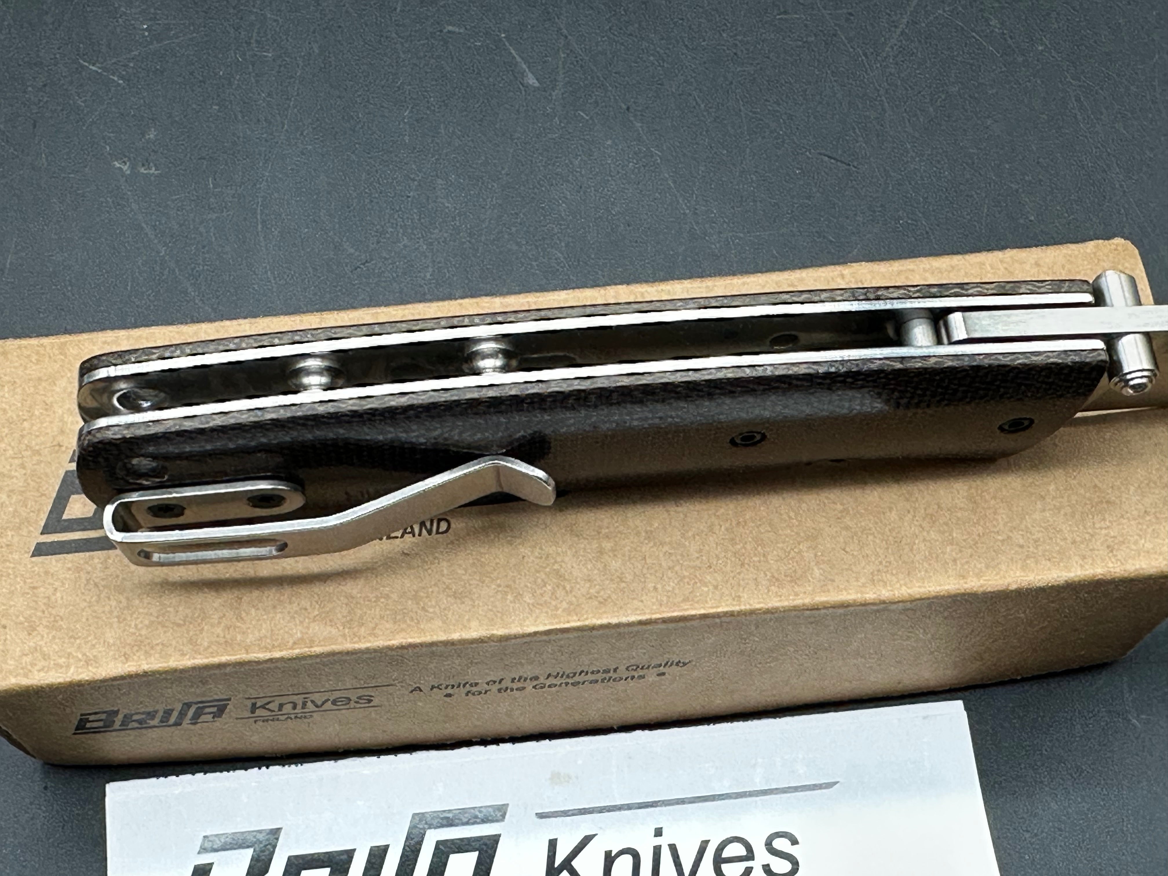 Brisa Burk 75 folding knife S30V blade