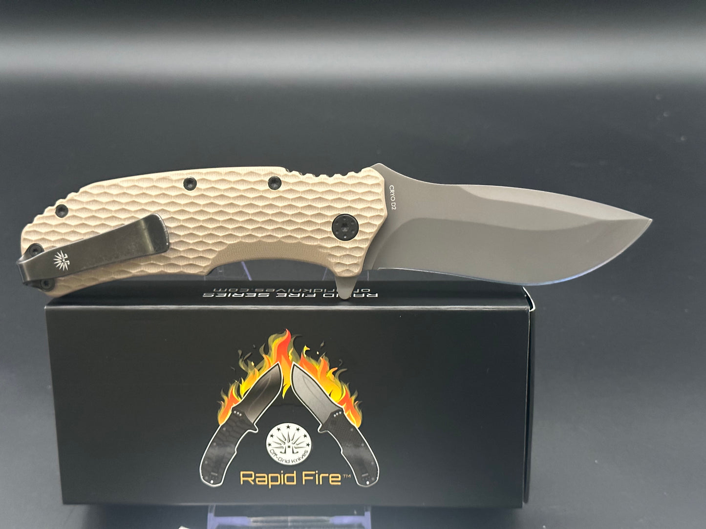 Off Grid Knives Rapid Fire Coyote