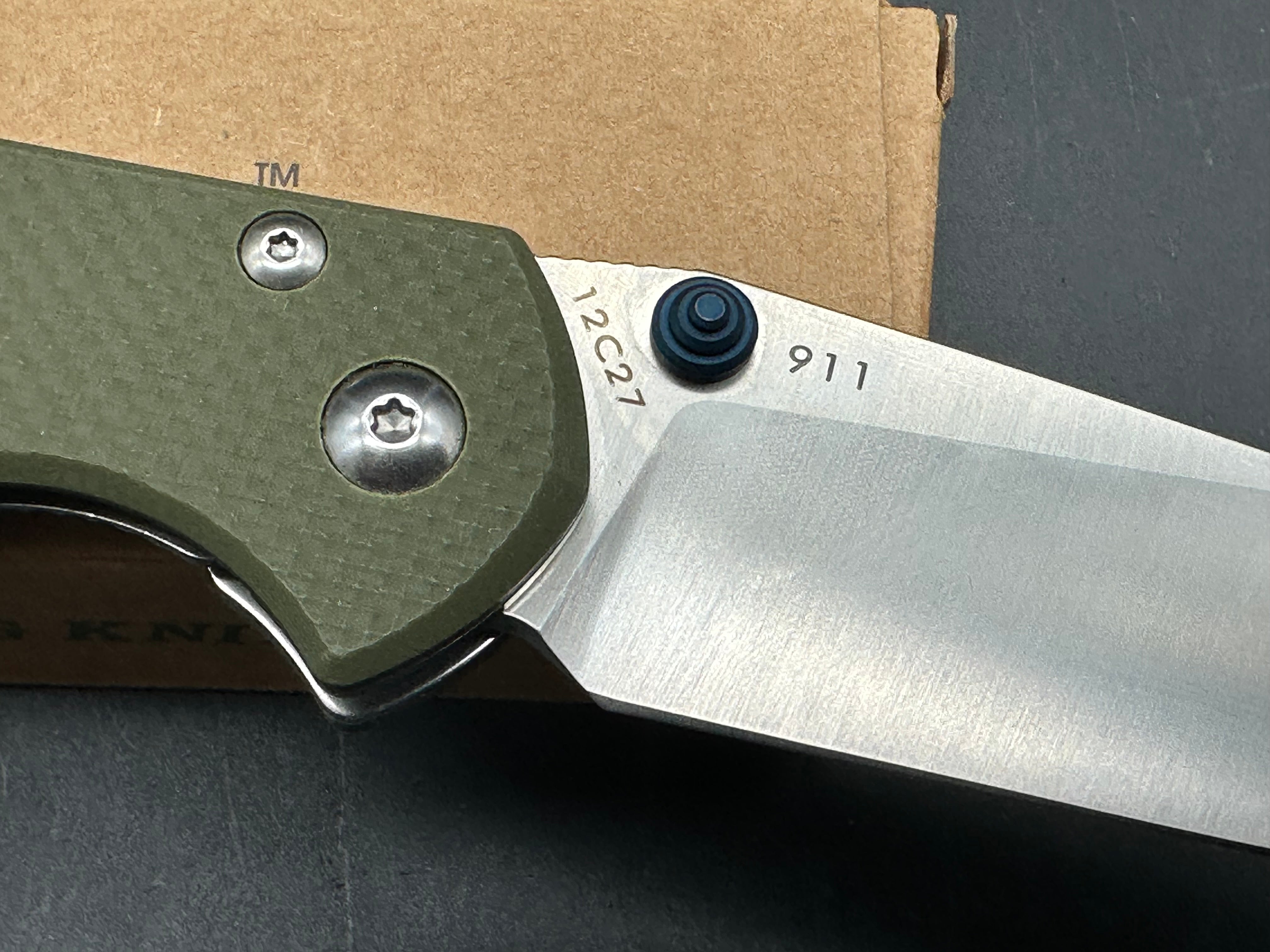 Sanrenmu Land 911 knife 12c27 blade