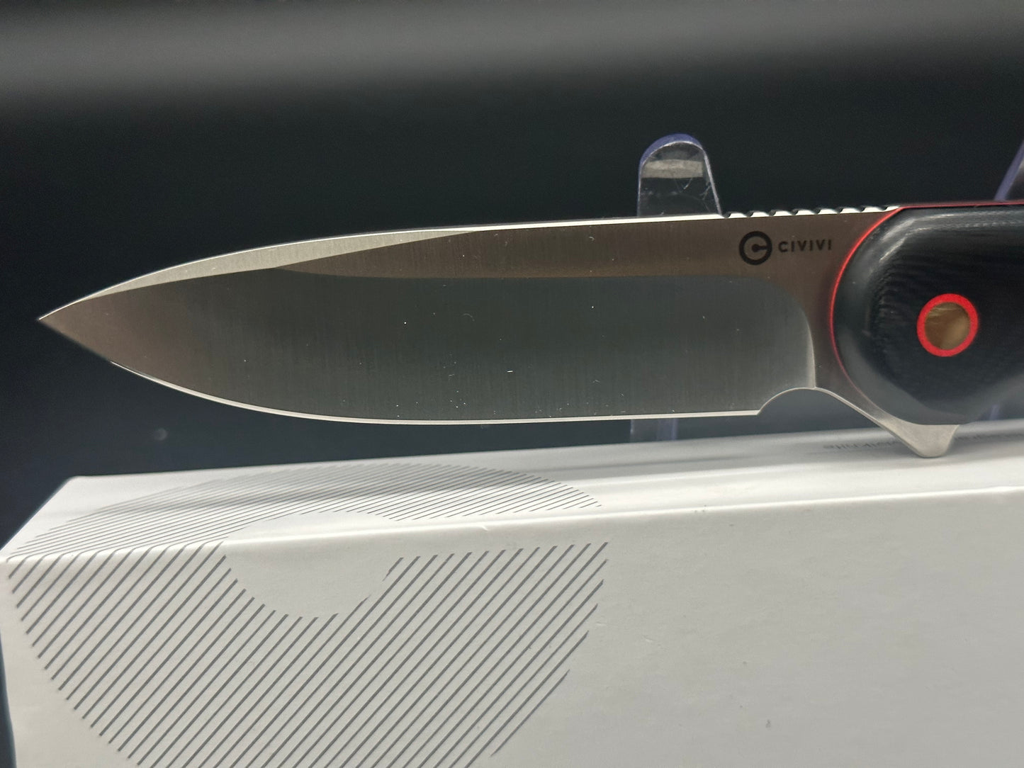 CIVIVI Elementum Fixed Blade/Black/ Red G10