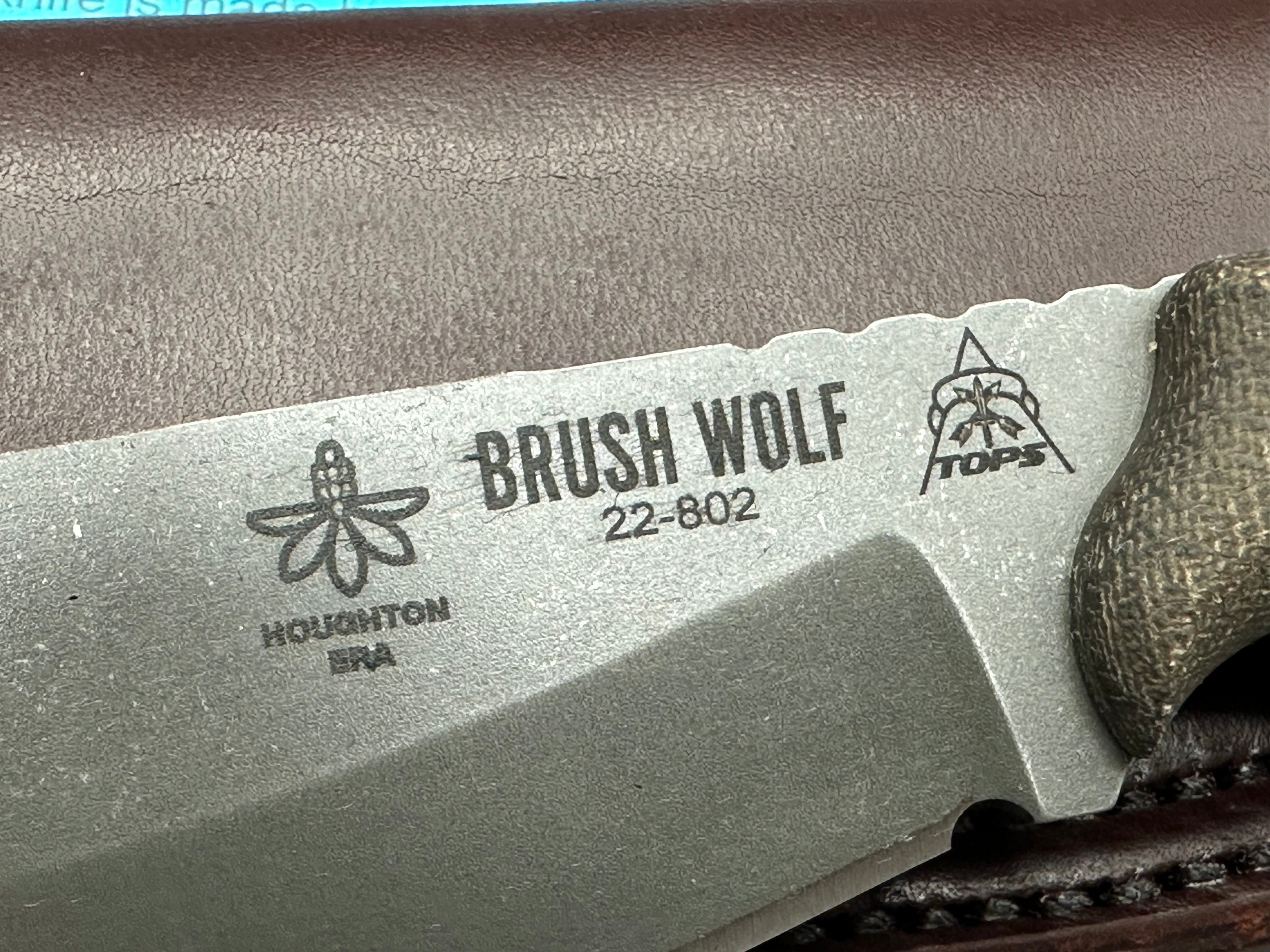 TOPS Knives Brush Wolf