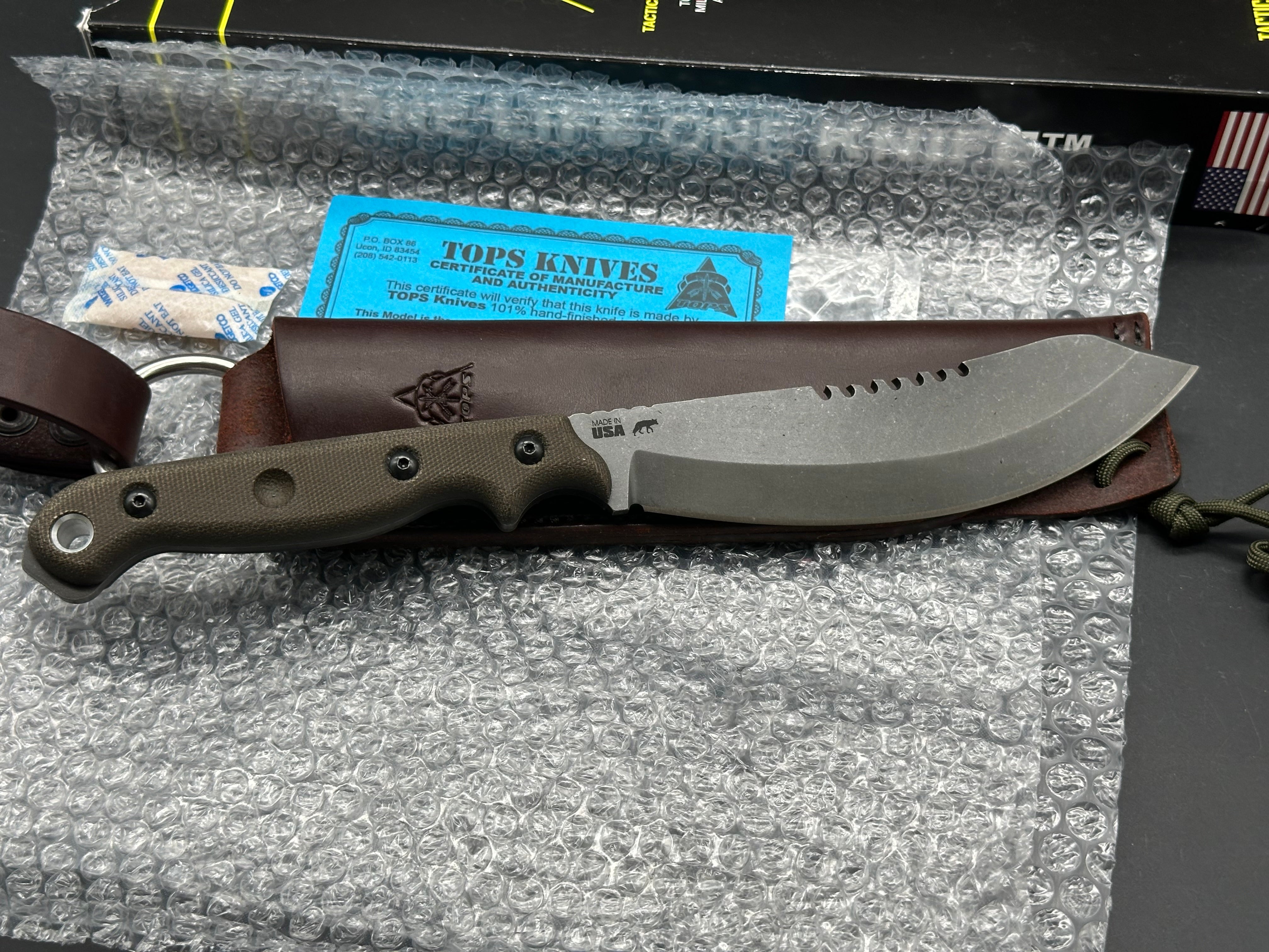 TOPS Knives Brush Wolf