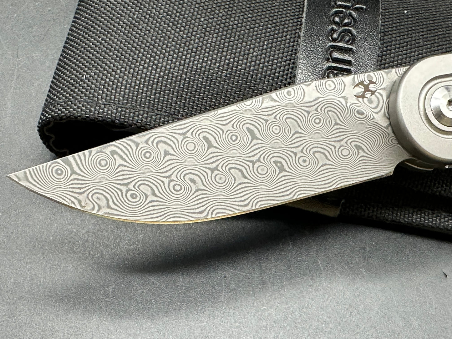 Kansept Reverie Damascus G10 Tiffany Blue