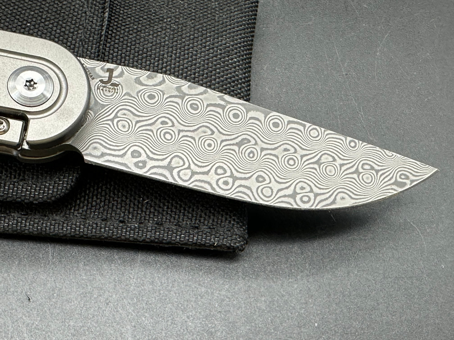 Kansept Reverie Damascus G10 Tiffany Blue