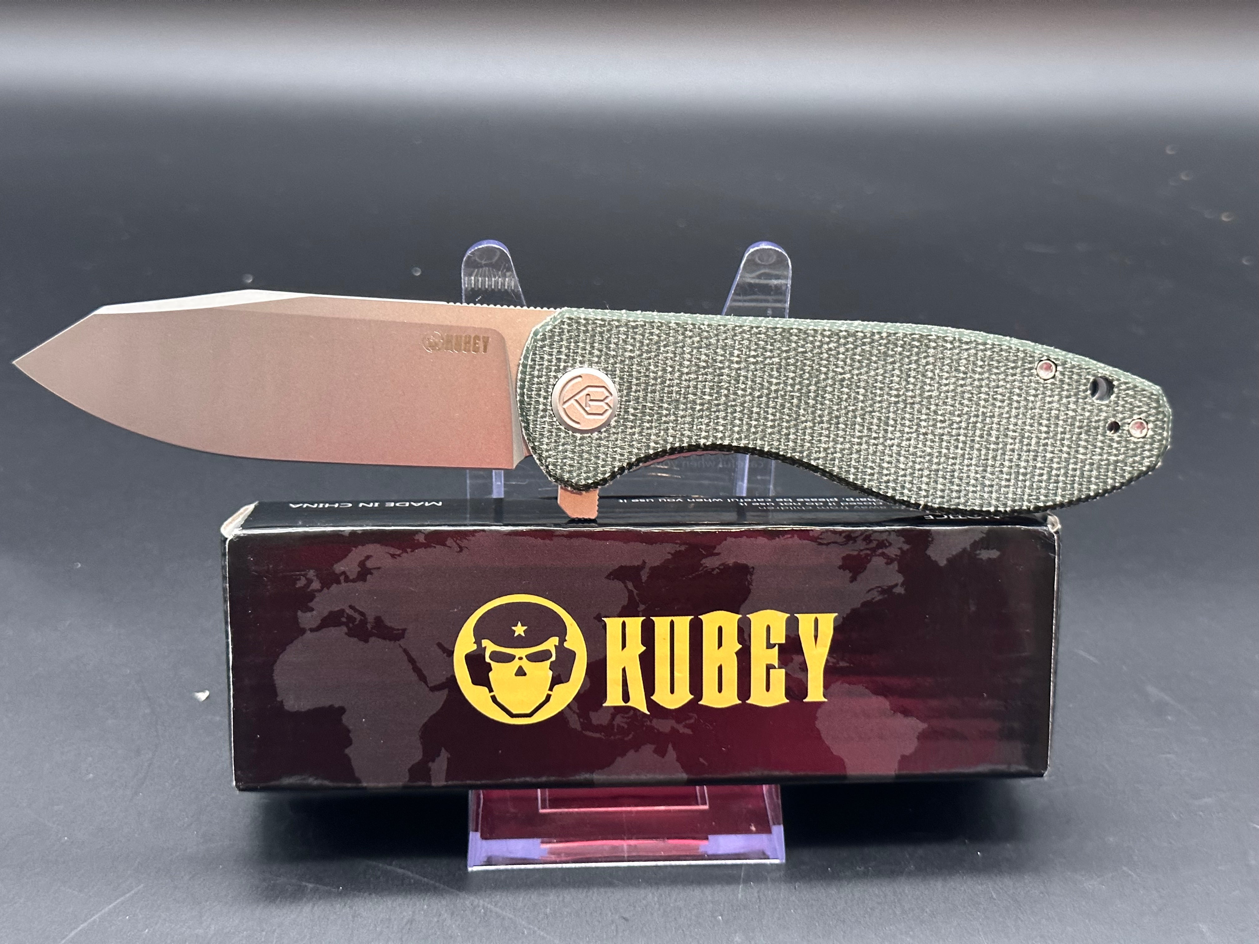 Kubey Master Chief Micarta AUS10