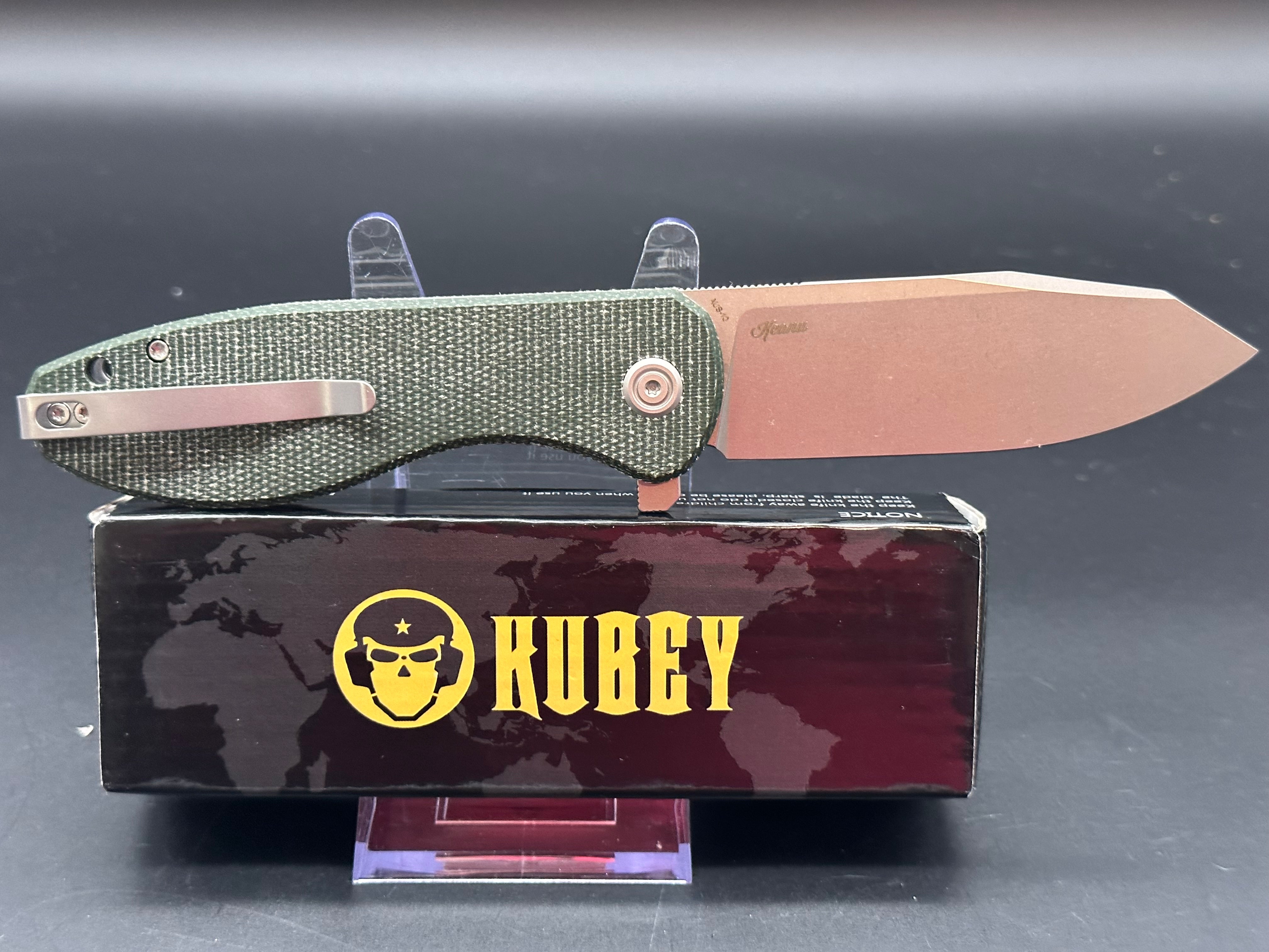 Kubey Master Chief Micarta AUS10