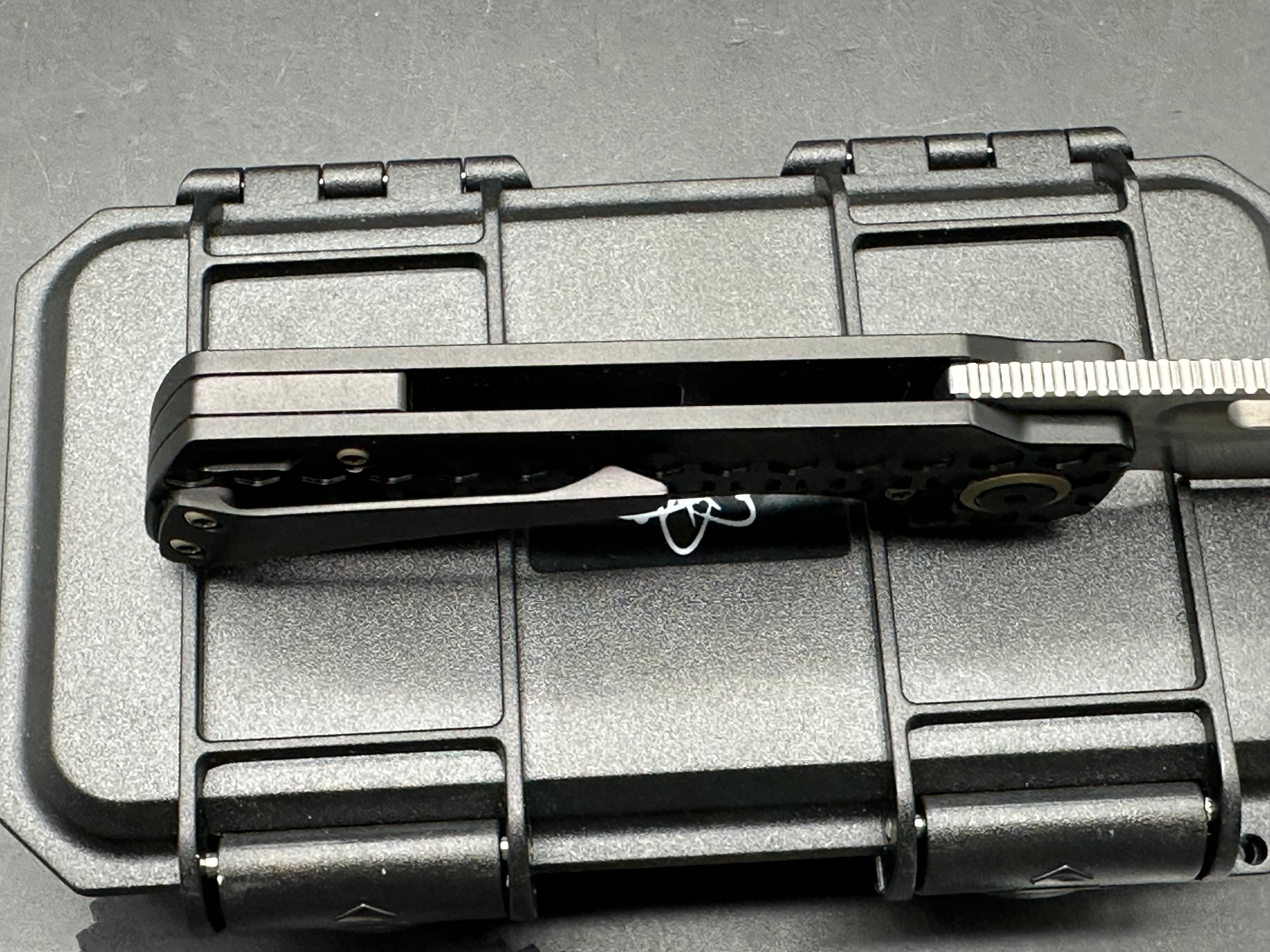 EMP EDC - Nymble X/Black Milled Ti Handle + Bronze Hardware & Satin M390