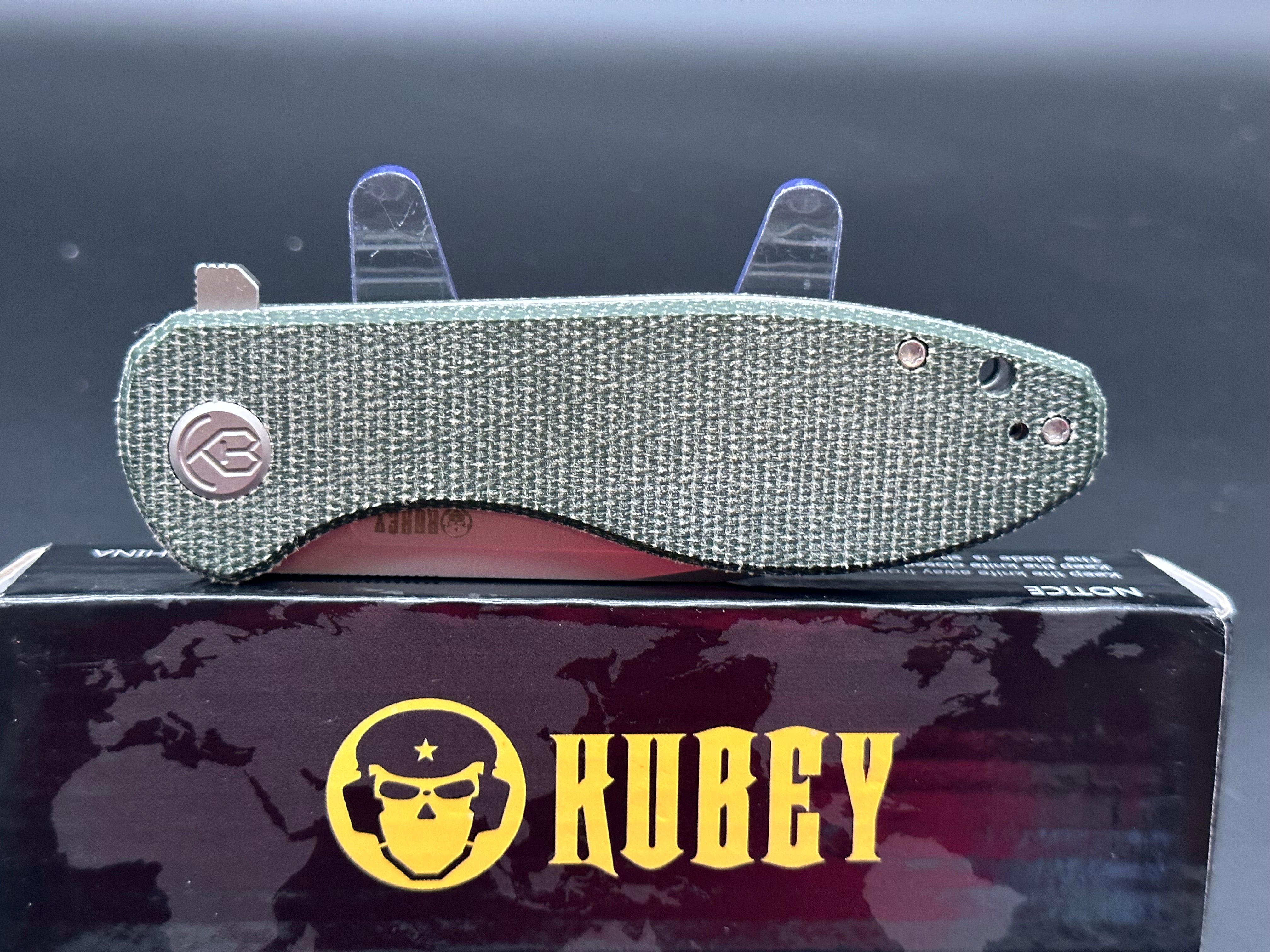 Kubey Master Chief Micarta AUS10