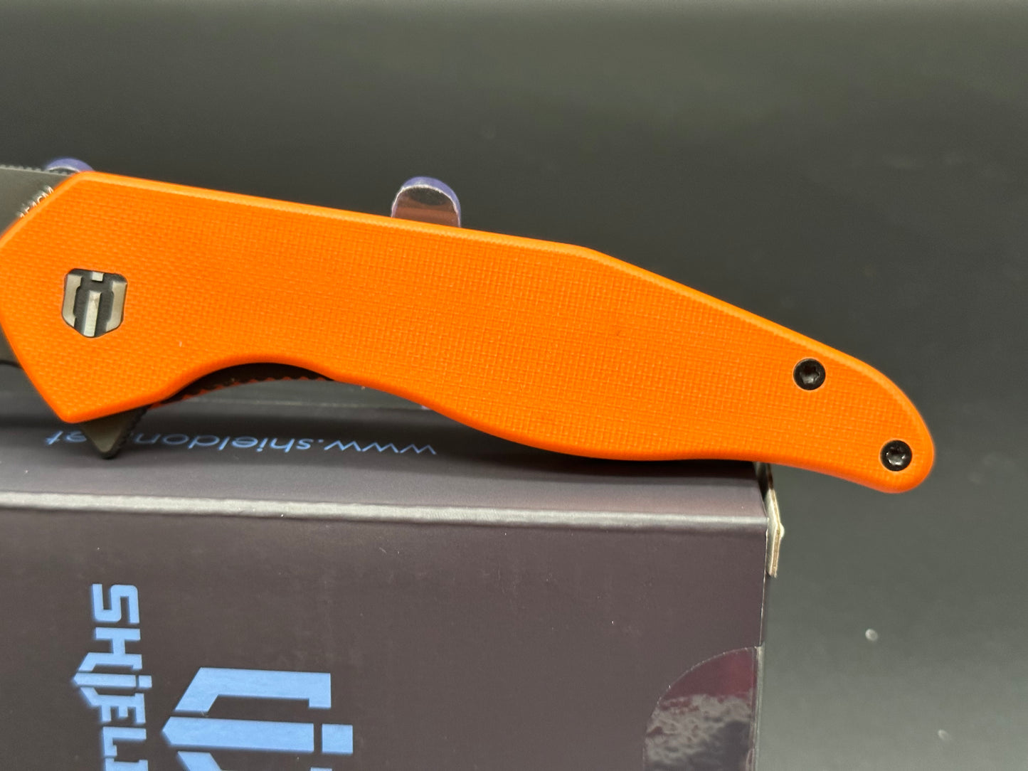 SHIELDON VIPER TANGERINE G10 HANDLE 154CM