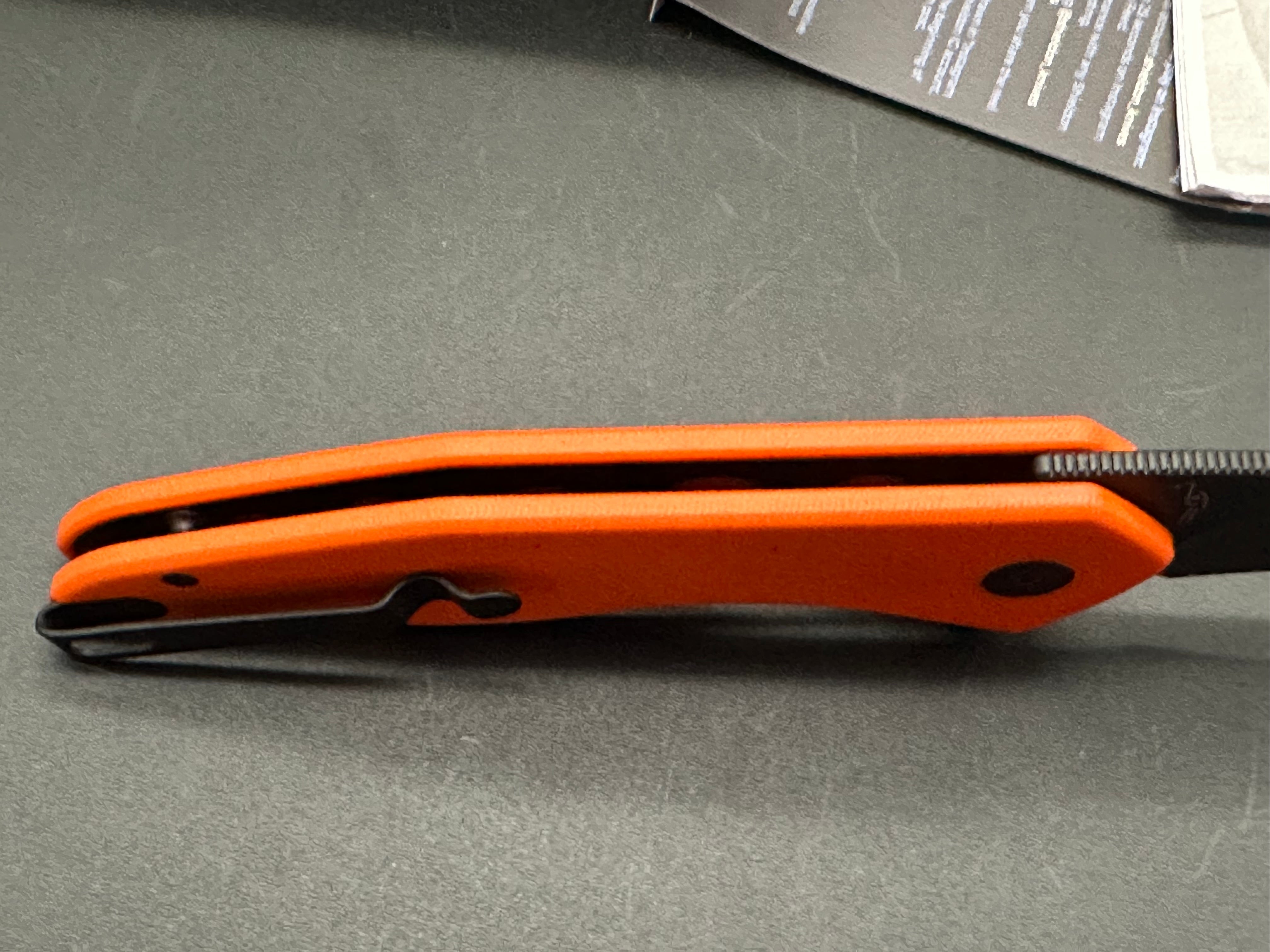 SHIELDON VIPER TANGERINE G10 HANDLE 154CM