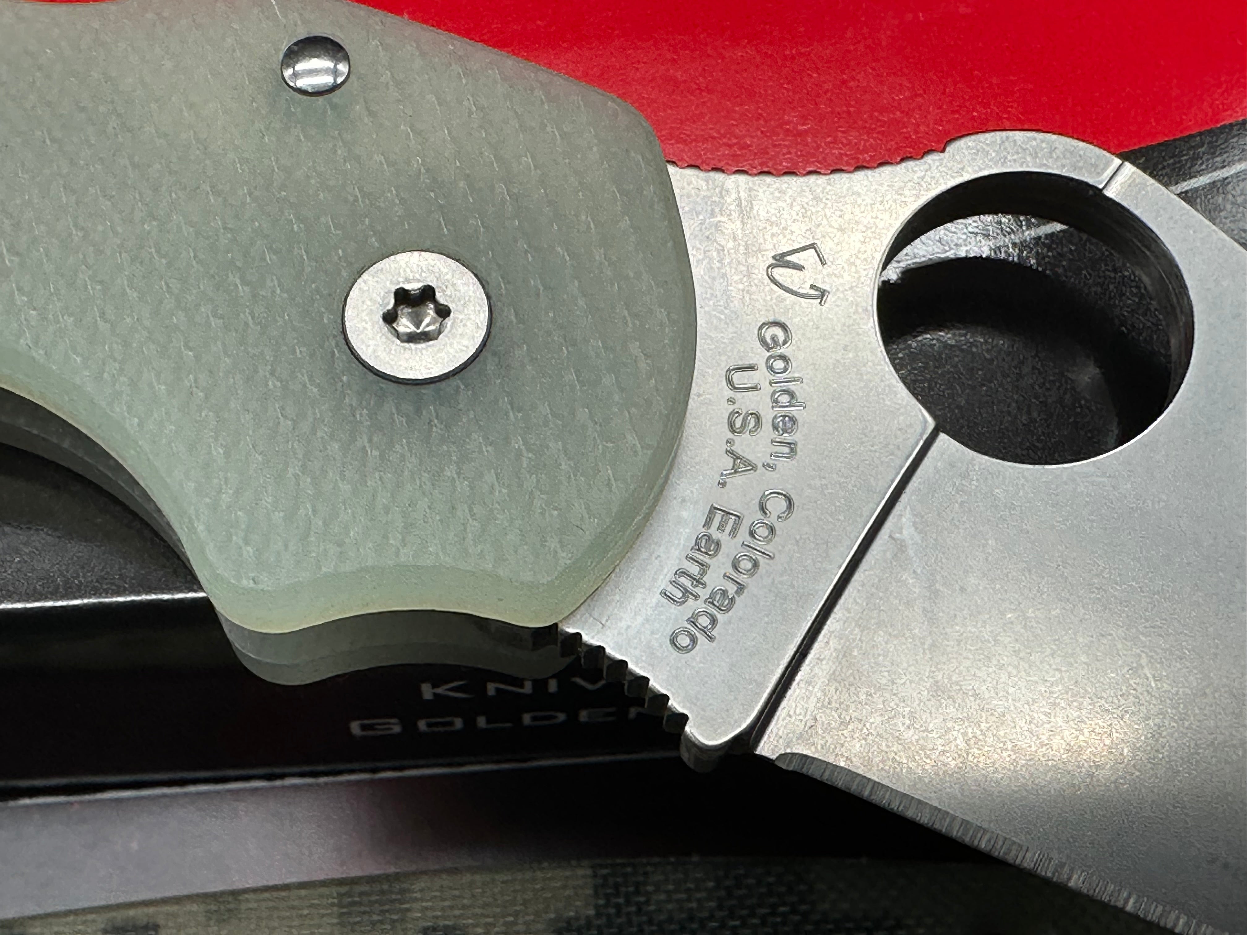 Spyderco Para 3, 2.93" CPM S45VN Stonewash Modified Clip Point Blade with Ripp's Garage Tech (RGT) Milled Natural G10 Scales plus Lynch Titanium Pocket Clip