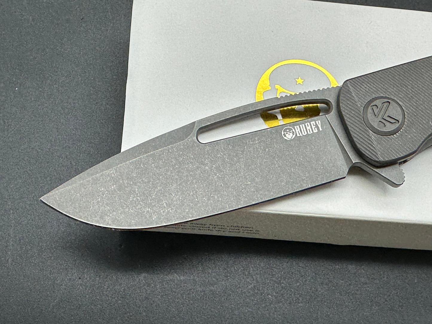 Kubey Supercell 3.46 14C28N Gray Blade Titanium Handle