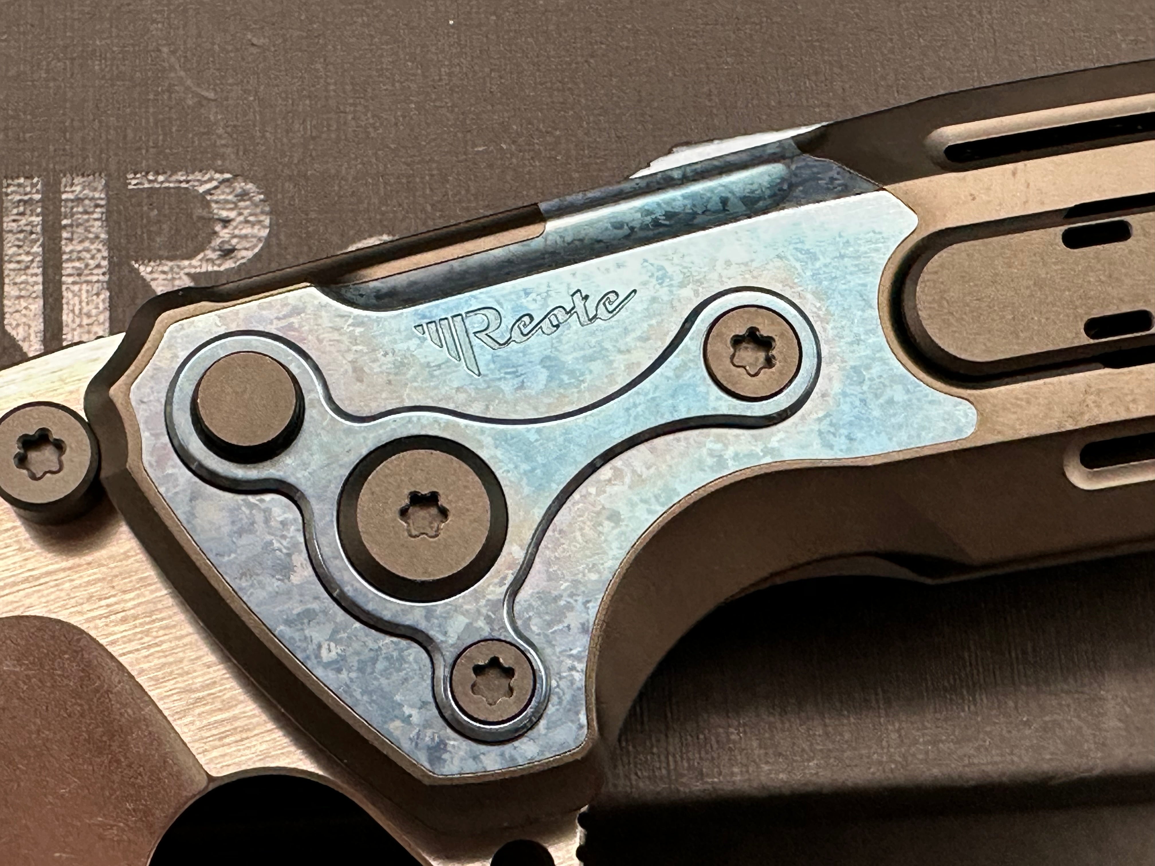 Reate Terminator T600 Framelock Titanium (3.75" Magnacut)