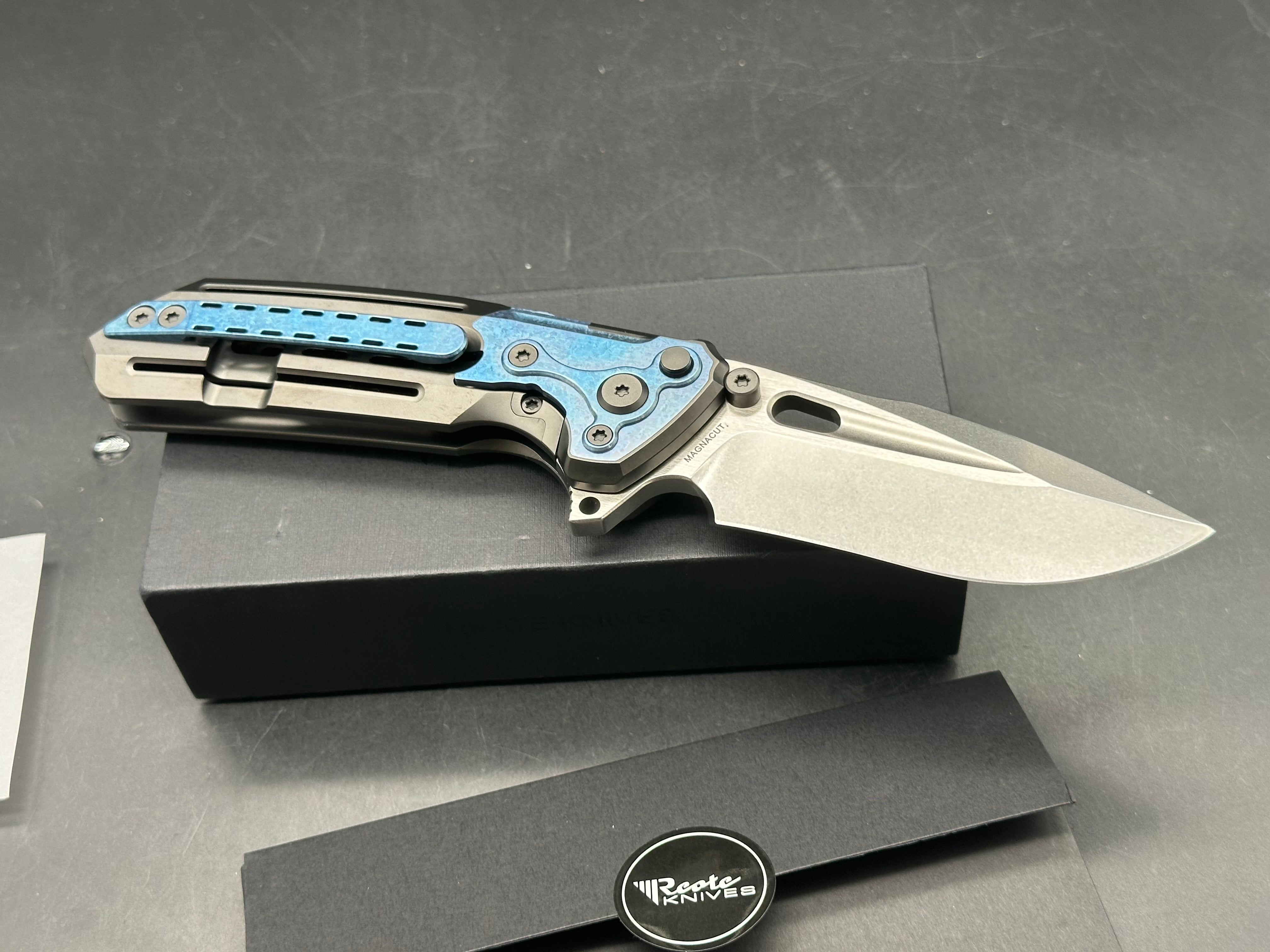 Reate Terminator T600 Framelock Titanium (3.75" Magnacut)