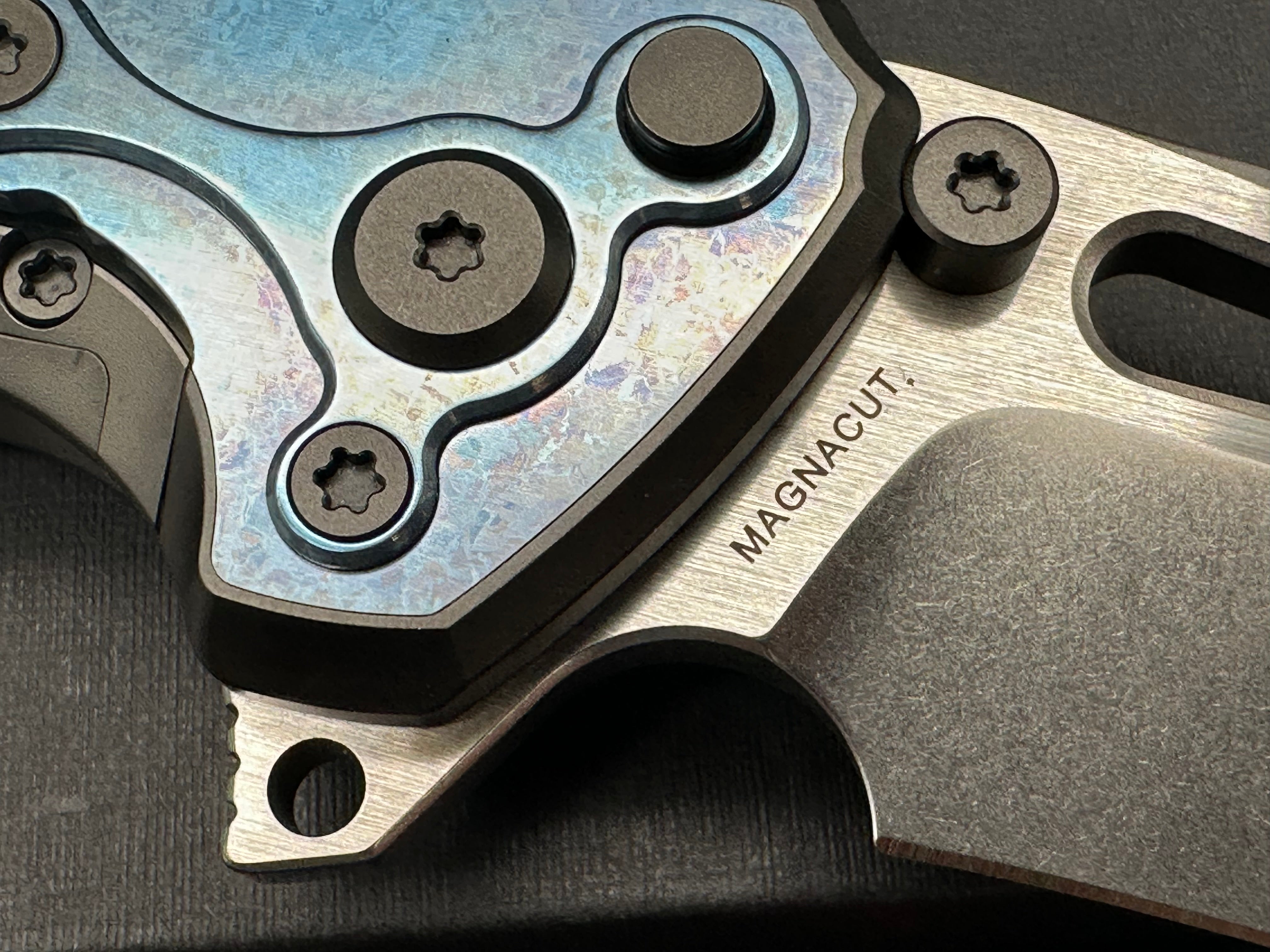 Reate Terminator T600 Framelock Titanium (3.75" Magnacut)
